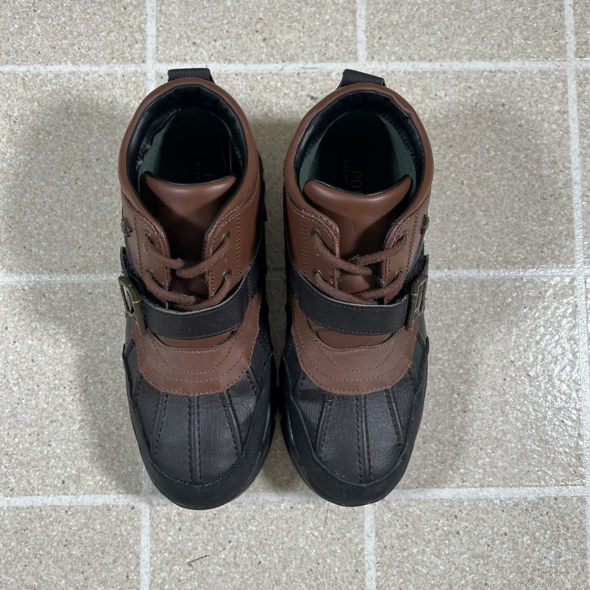 Polo Ralph Lauren POLO RALPH LAUREN Dover Boots US 5 Buckle Rubber Duck Brown Size US 5 / EU 37 - 3 Thumbnail