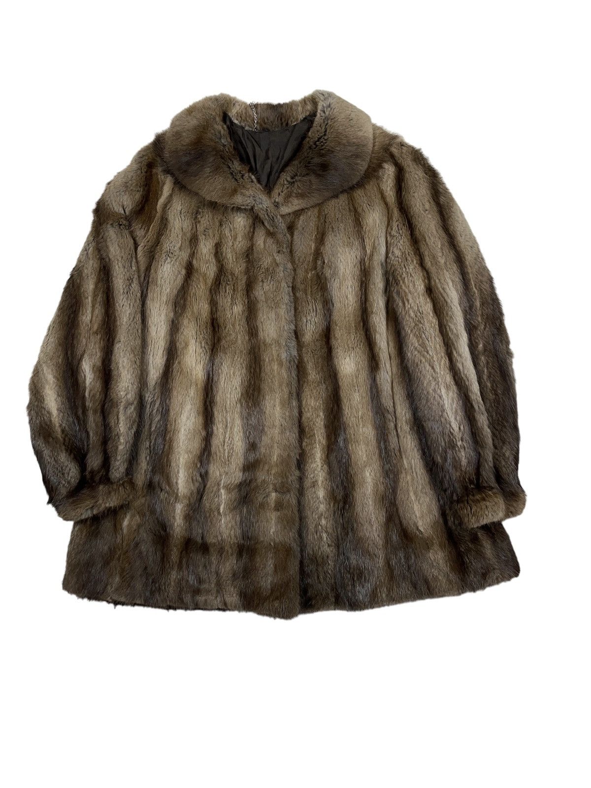 Vintage Vintage Mink Fur Coat Jacket Size L / US 10 / IT 46 - 1 Thumbnail