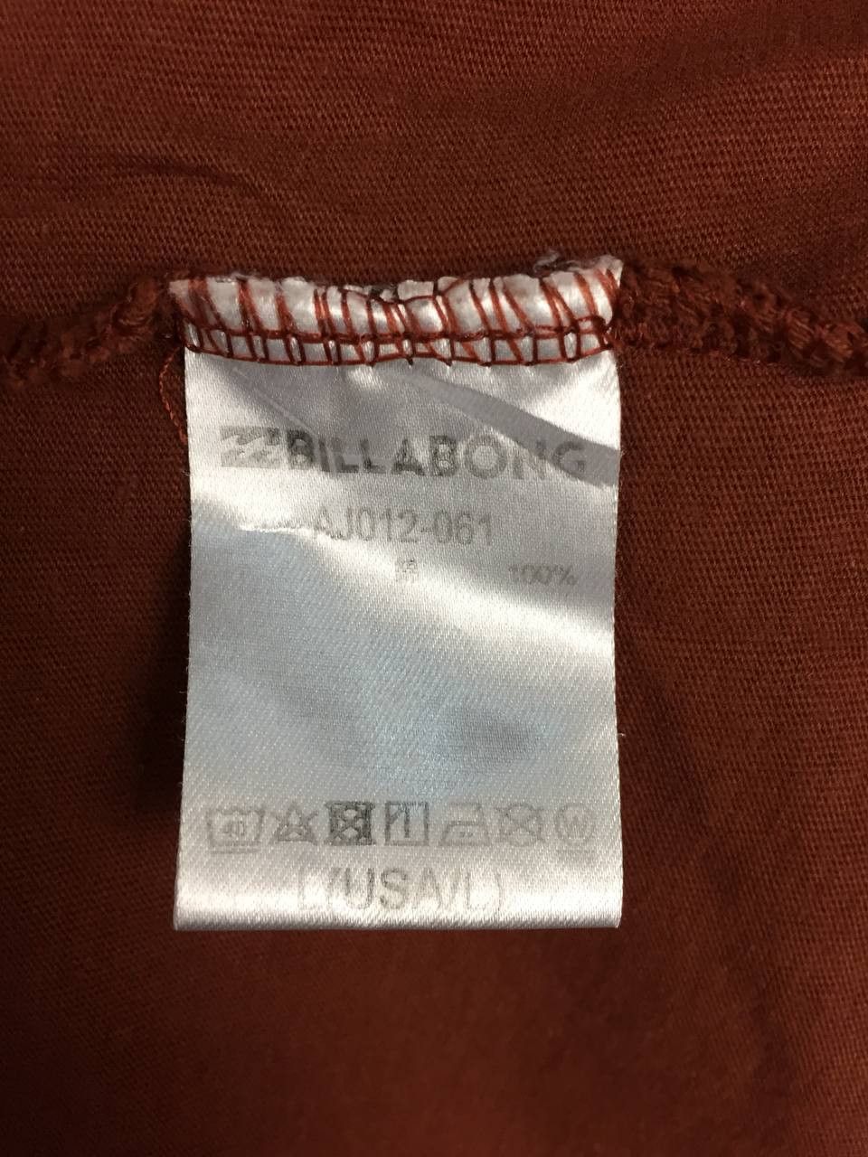 Billabong Billabong Gallery Rust Orange Tribal Sleeve Print Tee Size L Size US L / EU 52-54 / 3 - 10 Thumbnail