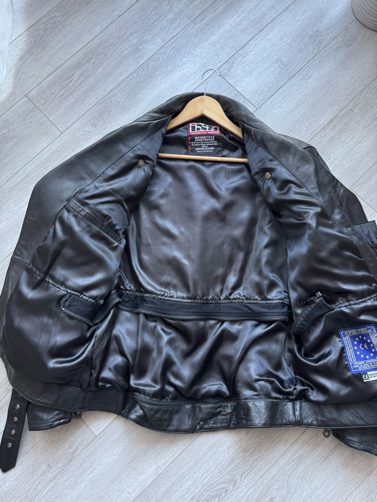 Genuine Leather Vintage Ixs Racing very rare leather jacket y2&k Size US XL / EU 56 / 4 - 10 Thumbnail