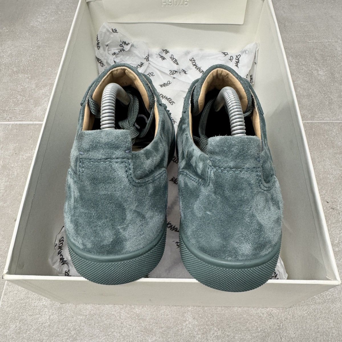 Christian Louboutin Christian Louboutin Louis Junior Spike Trainer Teal RRP £795 Size US 8.5 / EU 41-42 - 6 Thumbnail