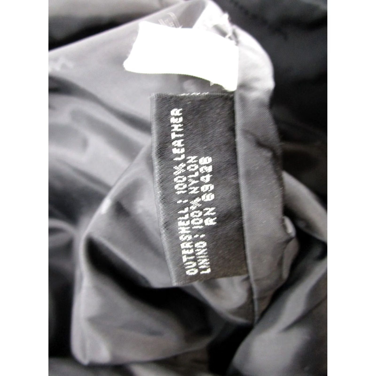 Wilson VINTAGE Wilson's Women's Black Leather Floral Jacket Coat Short Sleeve Button Closure Biker Size M Fall Spring Womens Size M / US 6-8 / IT 42-44 - 4 Thumbnail