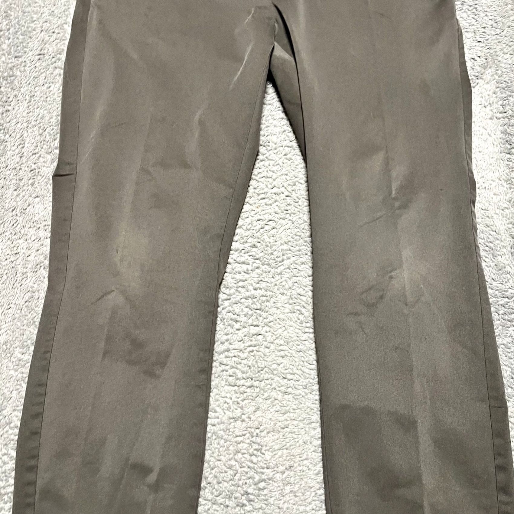 Vintage Ministry of Supply Slim Pants Mens 38 Gray Performance Golf Chino Tapered 30 in Inseam Mens Size US 38 / EU 54 - 3 Thumbnail