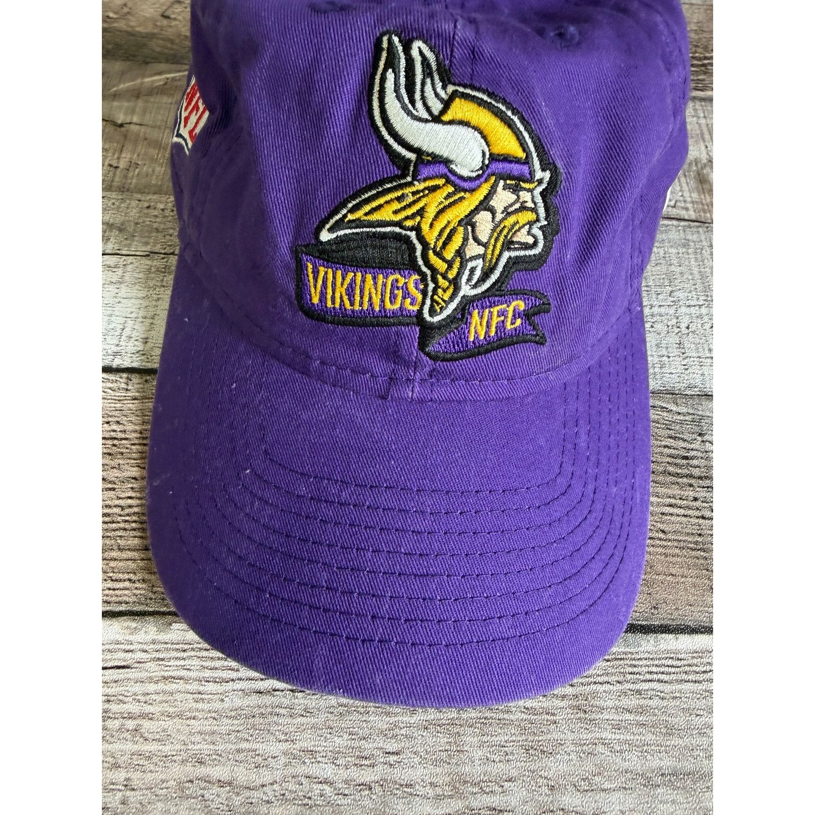 New Era Minnesota Vikings NFC Strapback Adjustable Baseball Hat Size ONE SIZE - 4 Thumbnail