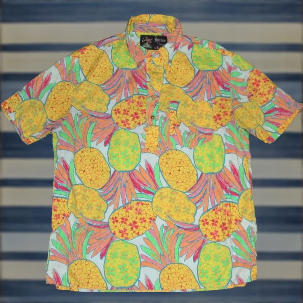 Chubbies CHUBBIES Nutter Pineapple Popover Short Sleeve Shirt Medium M Size US M / EU 48-50 / 2 - 1 Thumbnail