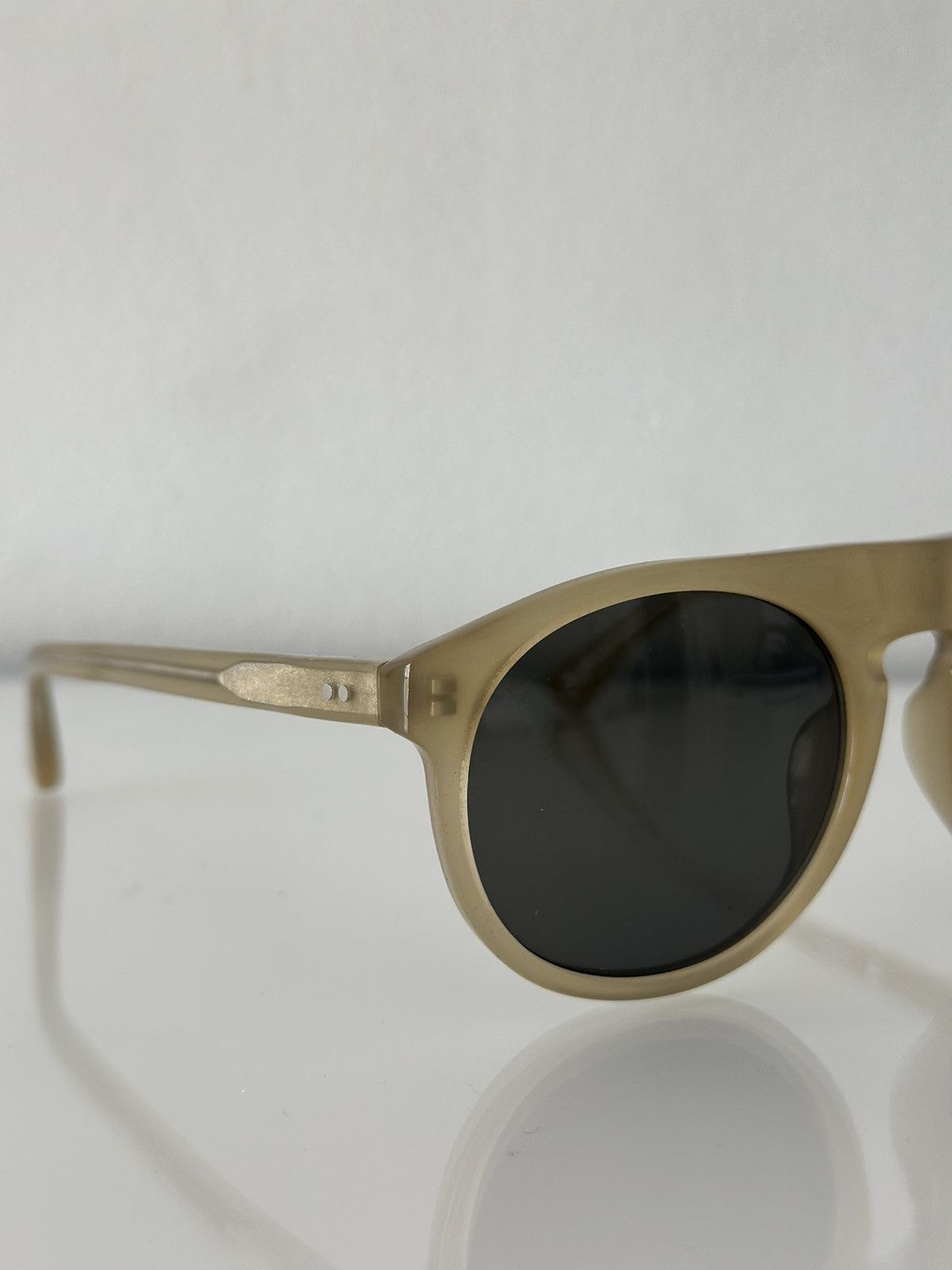 Dries Van Noten × Linda Farrow Green Linda Farrow Edition Flat-Top Sunglasses Size ONE SIZE - 1 Thumbnail
