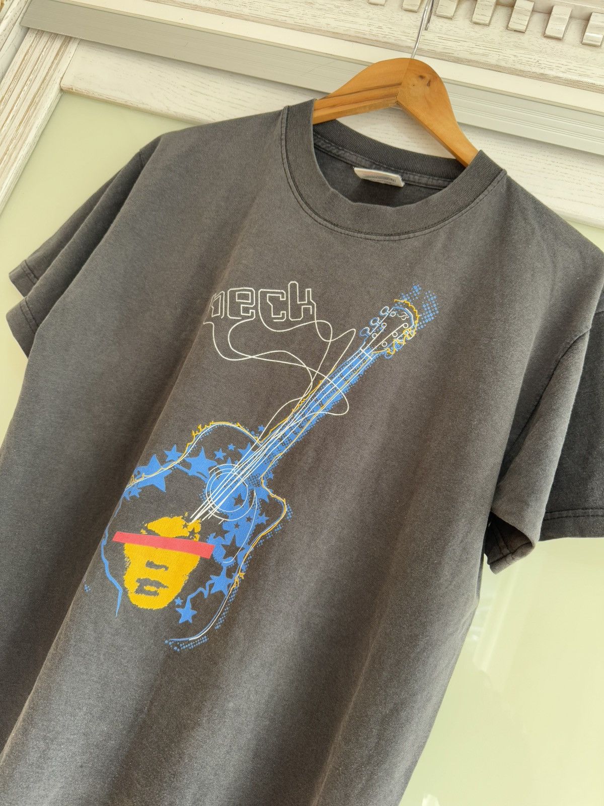 Band Tees × Vintage Vintage 1999 Beck Midnite Vultures Promo T-shirt Guitar Tee Size US M / EU 48-50 / 2 - 7 Thumbnail