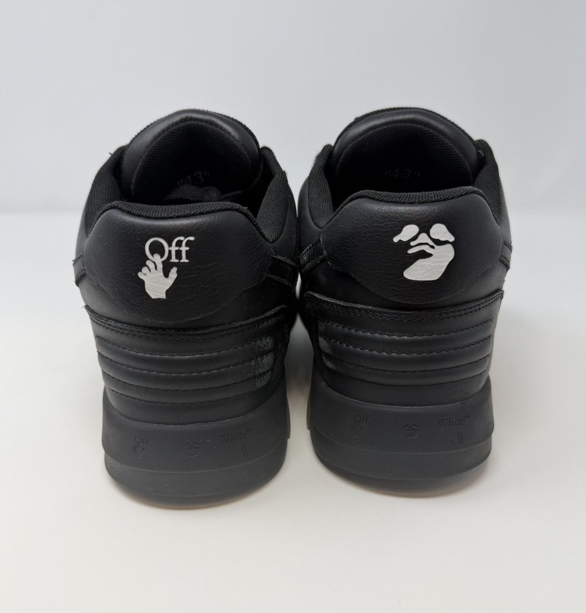 Off-White Off-White Out Of Office “For Walking” Sneaker Black/White Size US 10 / EU 43 - 5 Thumbnail