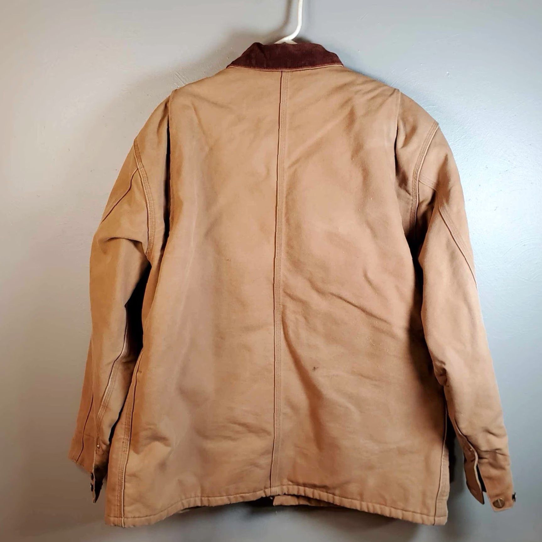 Carhartt VTG Carhartt C001 BRN Men's XL Chore Jacket Barn Coat Distressed Workwear Rare Size US XL / EU 56 / 4 - 4 Thumbnail