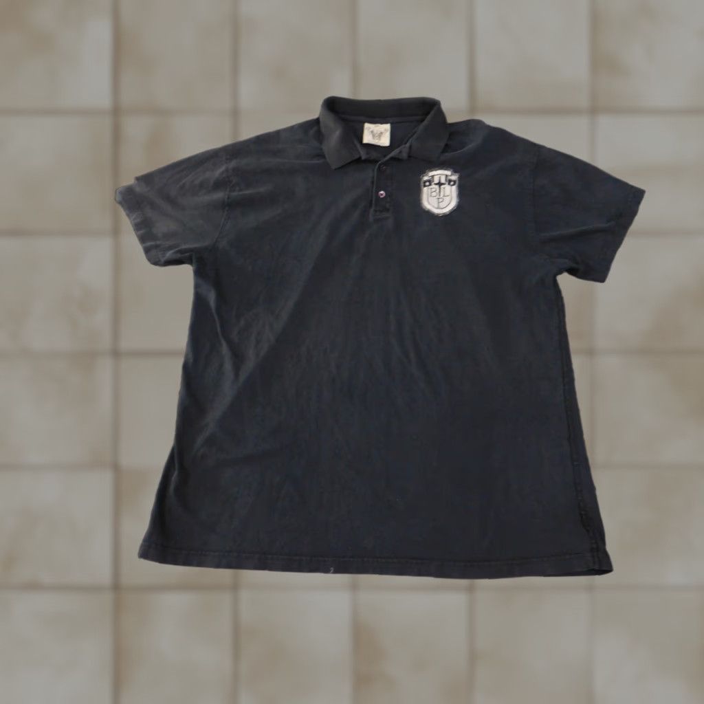 Vintage VINTAGE Blac Label Polo Shirt Mens 4XL Black Graphic Embroidery Logo Solid Short Sleeve Cotton Regular Men(xs) Size US XXL / EU 58 / 5 - 1 Thumbnail