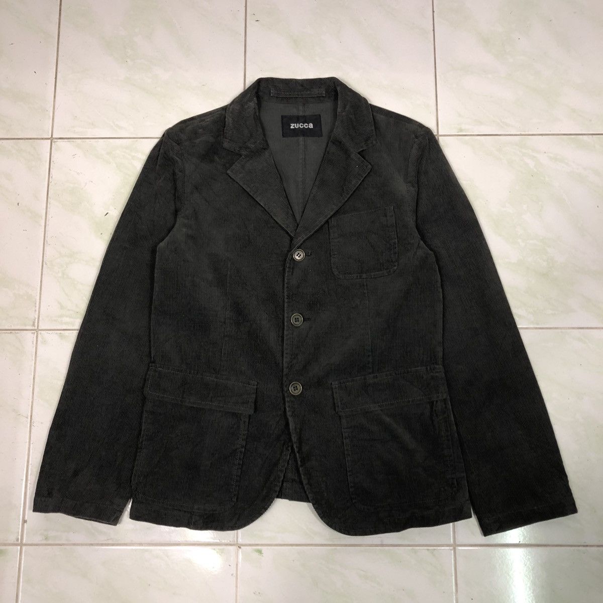 Issey Miyake 💥Vintage Chore Jacket Zucca Corduroy Blazer Size L / US 10 / IT 46 - 1 Thumbnail