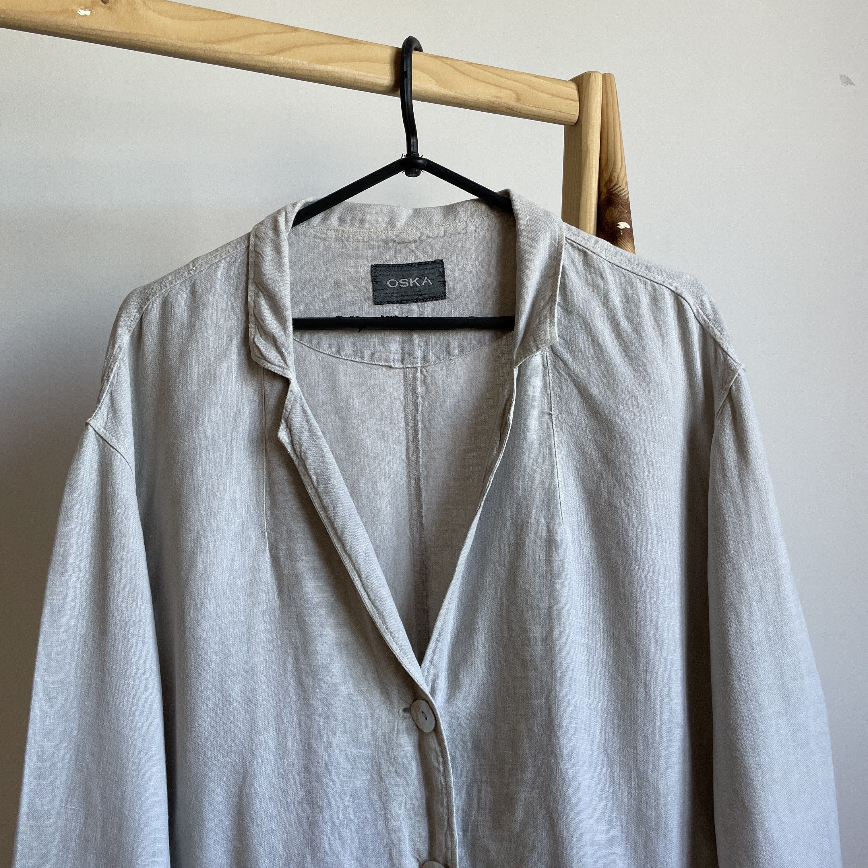 OSKA OSKA Womens Linen Blazer Size II (2) Size M / US 6-8 / IT 42-44 - 3 Thumbnail