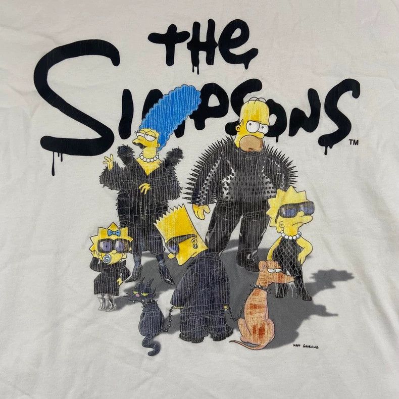 Balenciaga Balenciaga Simpson animated logo short sleeve T-shirt Size US M / EU 48-50 / 2 - 2 Thumbnail