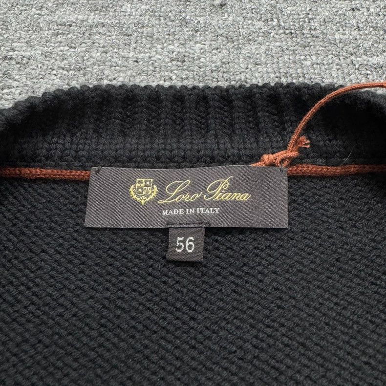 Loro Piana LORO PIANA Knitted cardigan Size US XL / EU 56 / 4 - 3 Thumbnail