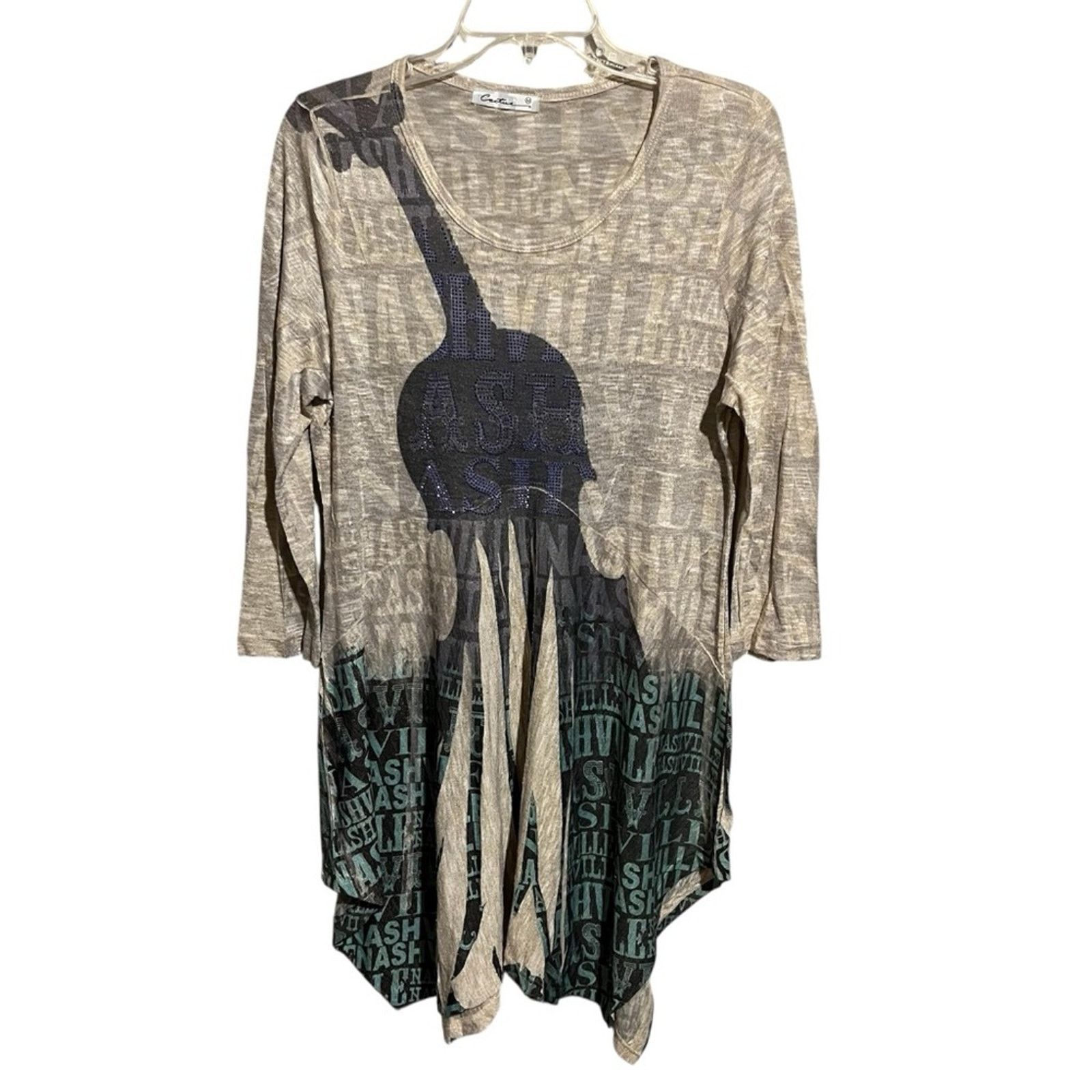 Other Cactus Violin Nashville Tunic Top Size M Multicolor Print Size M / US 6-8 / IT 42-44 - 1 Thumbnail