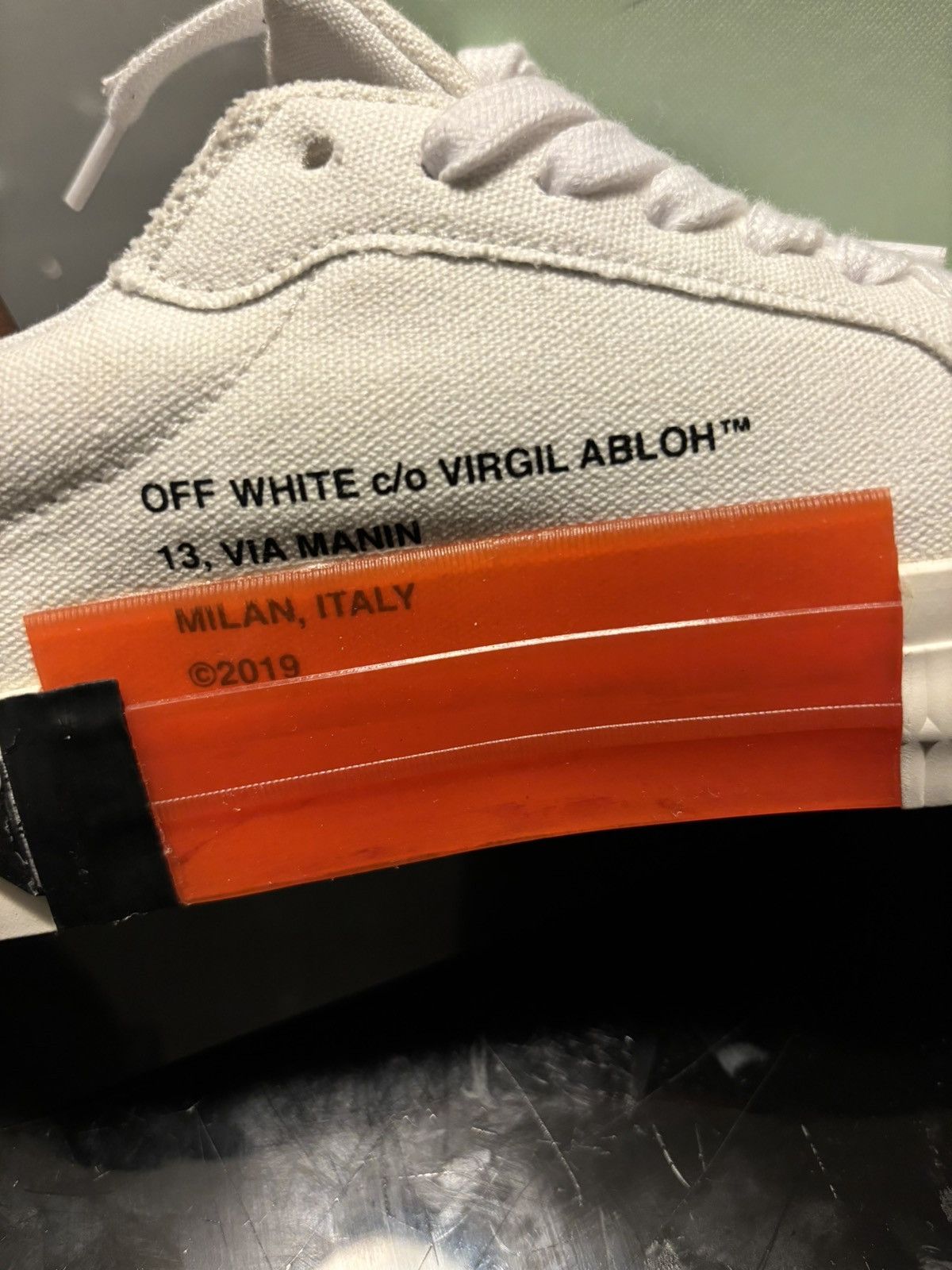 Off-White OFF-WHITE Vulc Low Canvas White Violet SS20 Size US 8 / IT 38 - 7 Thumbnail