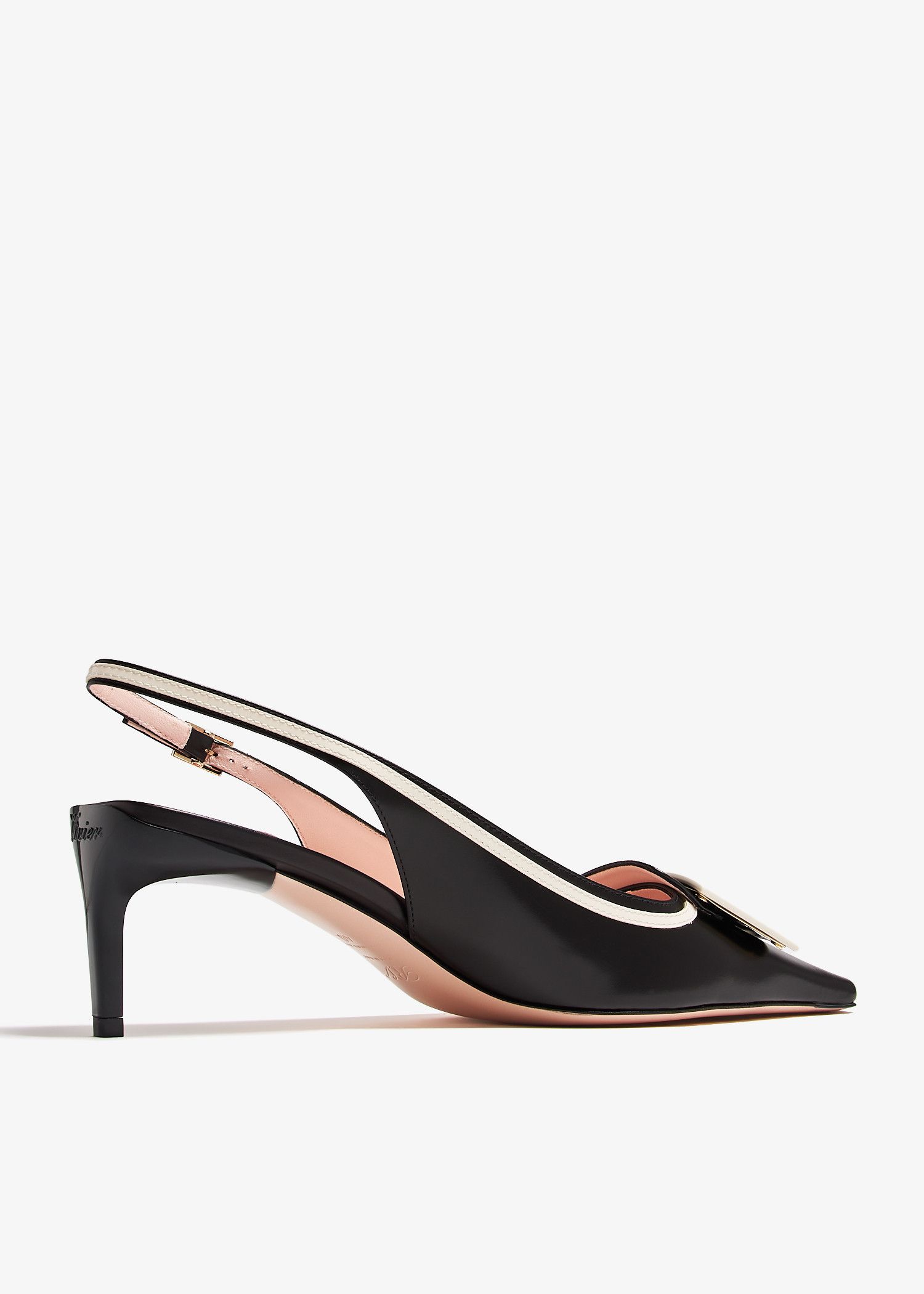 Roger Vivier o1s22i1n0325 Slingback Pumps in Black Size US 8 / IT 38 - 4 Thumbnail