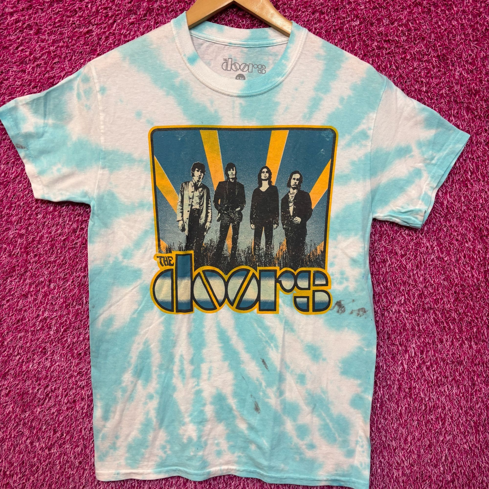 Band Tees The Doors Waiting for the Sun Psychedelic Rock Tie S Size US S / EU 44-46 / 1 - 1 Thumbnail