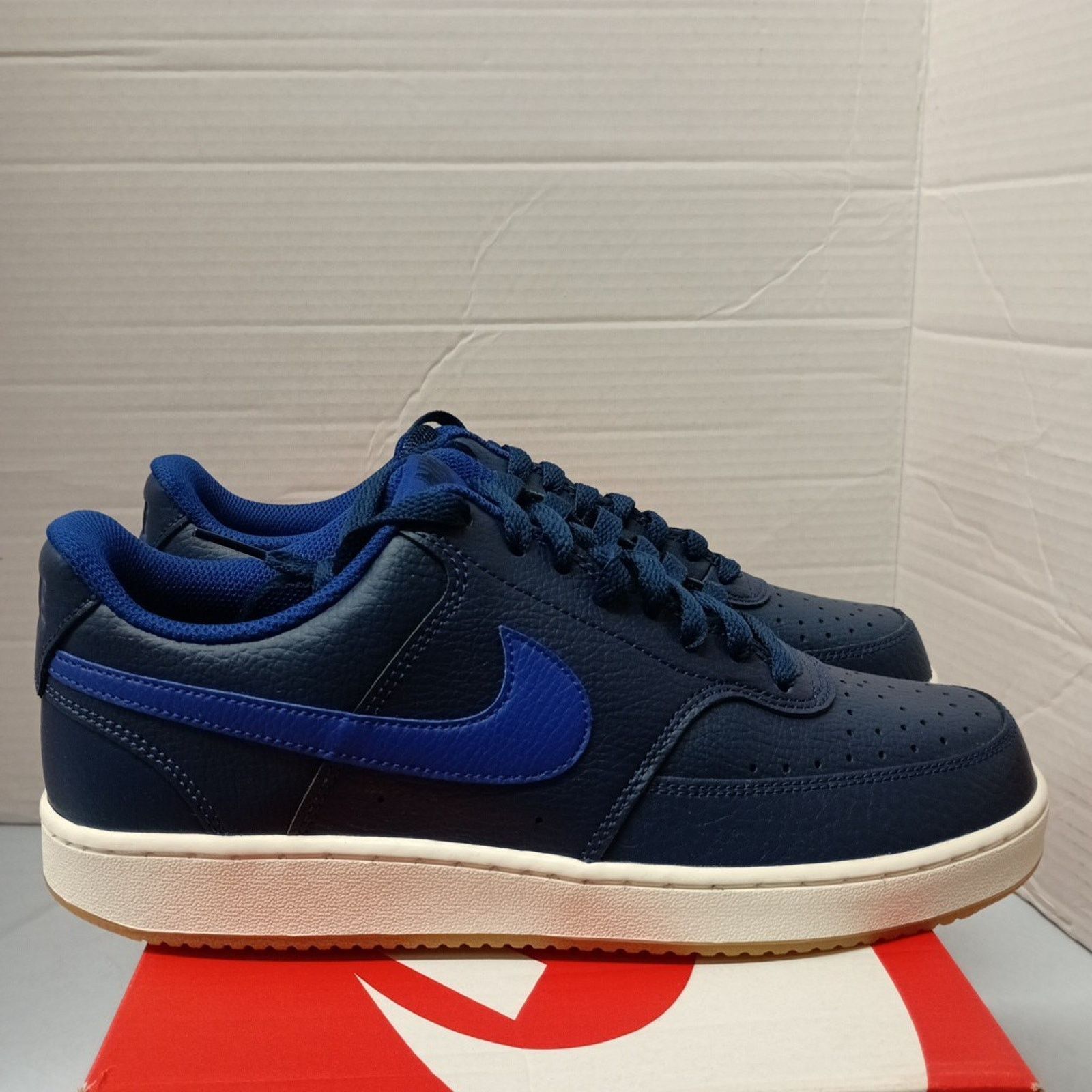 Nike Nike Court Vision Low Shoes Midnight Navy Men's Size 9 Blue Size US 9 / EU 42 - 1 Thumbnail