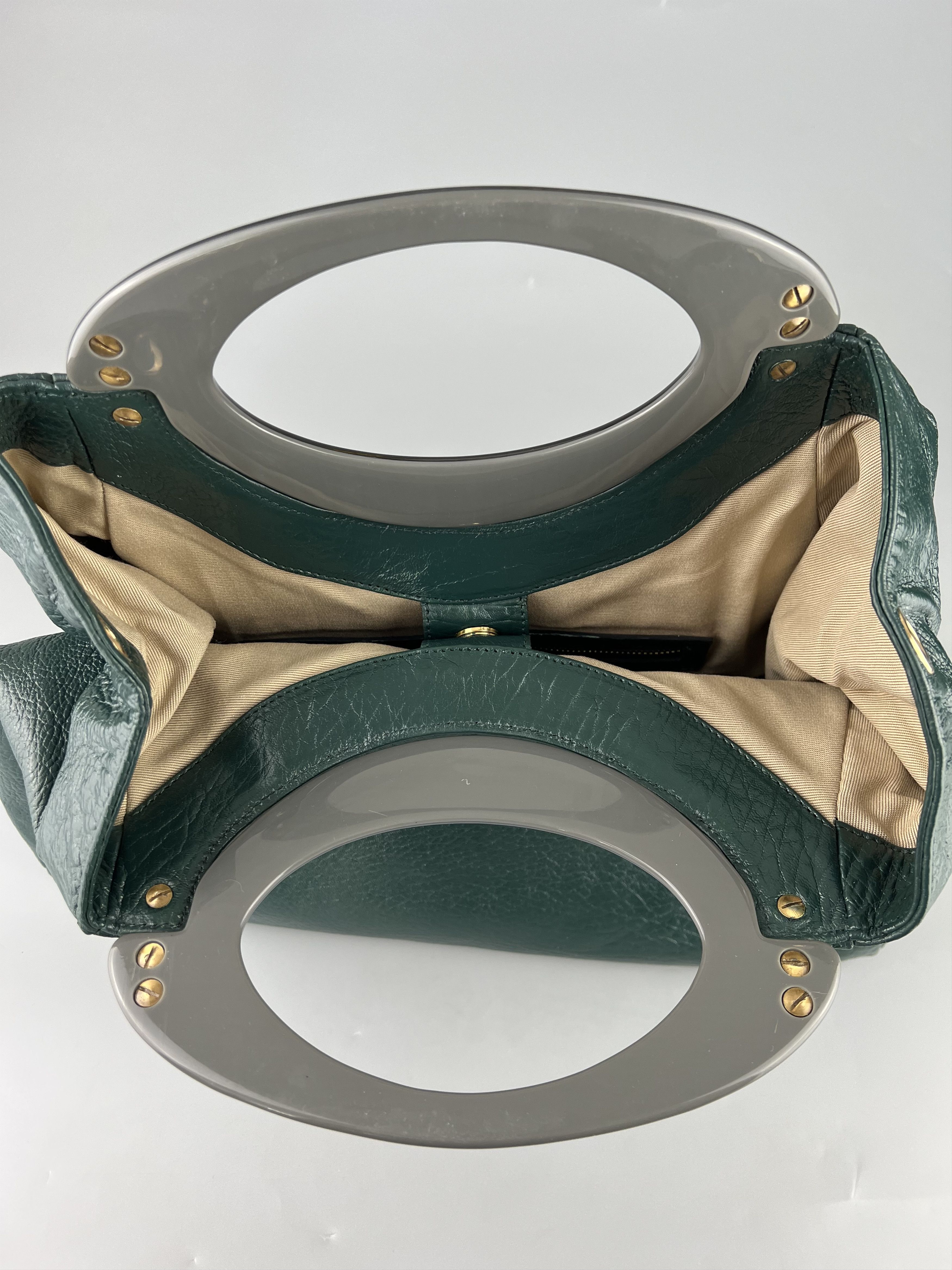 Leather Marni Green Leather Handbag Size ONE SIZE - 10 Thumbnail