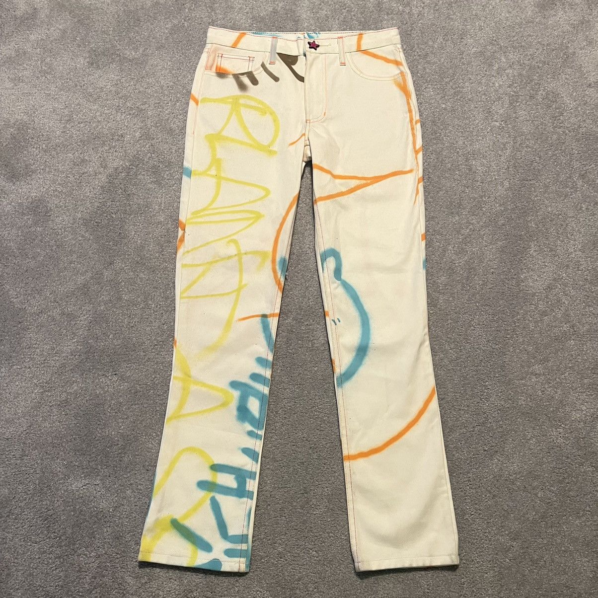 Asspizza Asspizza 2021 Therapy Spray Paint Denim Jeans 31x31 Size S Size US 31 - 2 Thumbnail