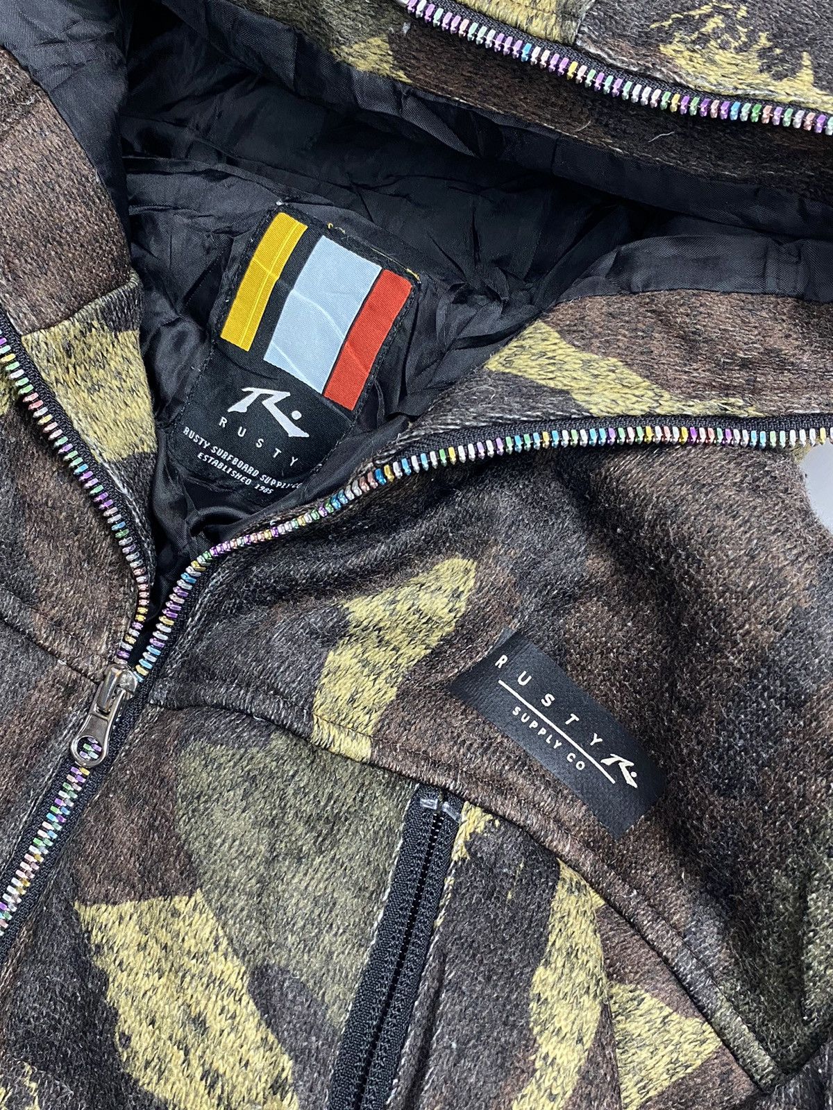 Japanese Brand Rusty camo hoodie jacket Size US M / EU 48-50 / 2 - 6 Thumbnail