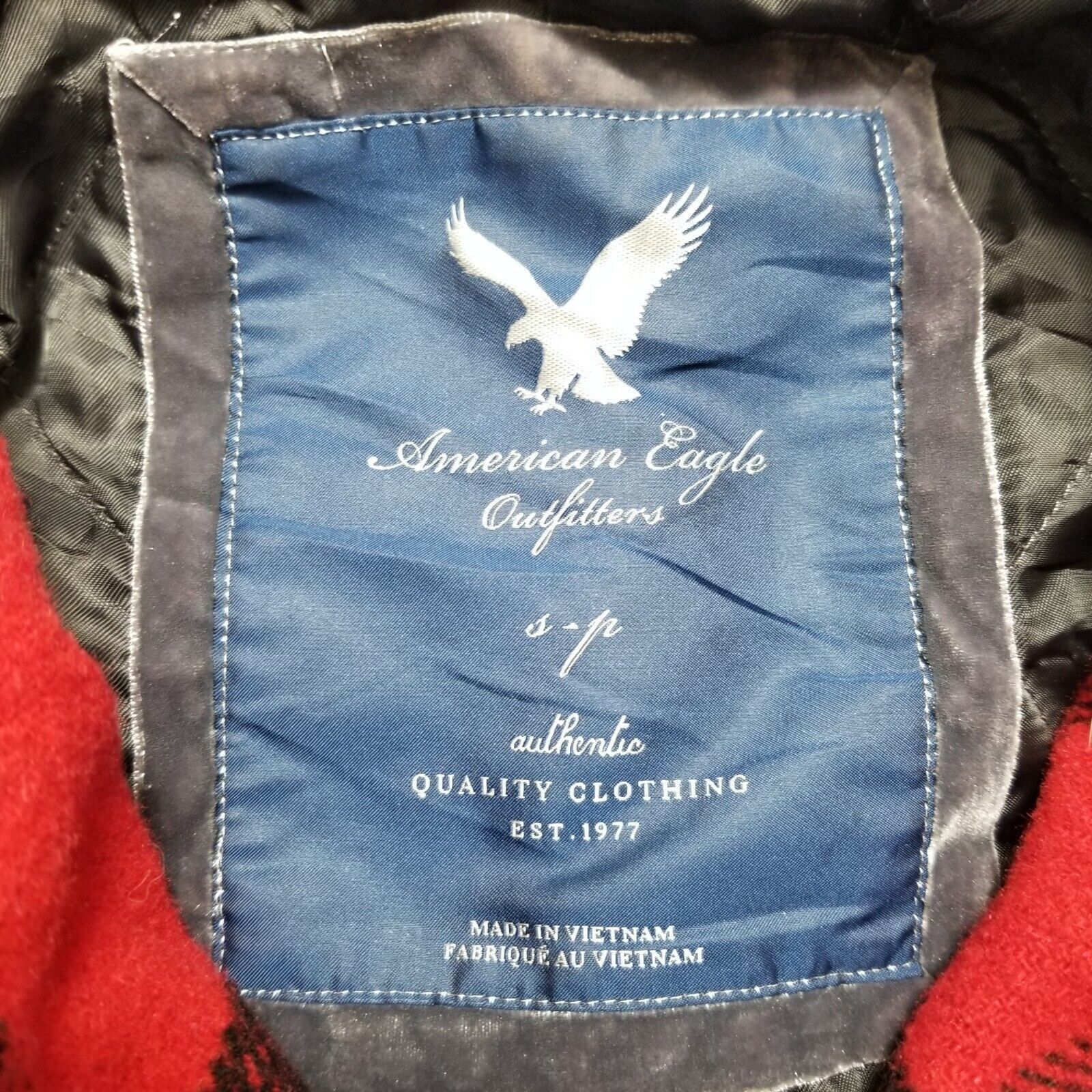 American Eagle Outfitters American Eagle Coat Jacket Womens Small Plaid Pockets Short Size S / US 4 / IT 40 - 5 Thumbnail