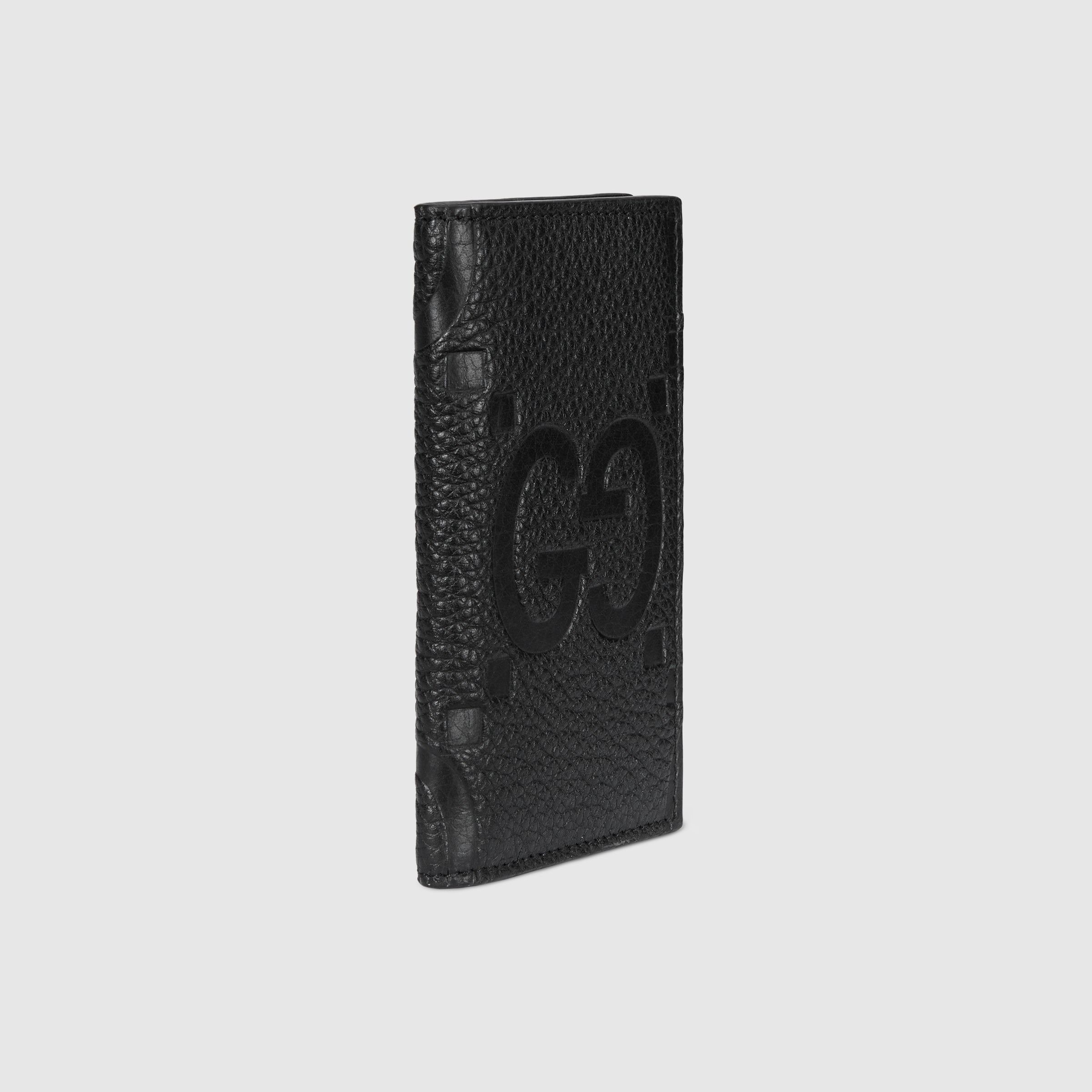 Gucci oc11z1225 Size: OS / Jumbo GG Card Case in Black Size ONE SIZE - 2 Thumbnail