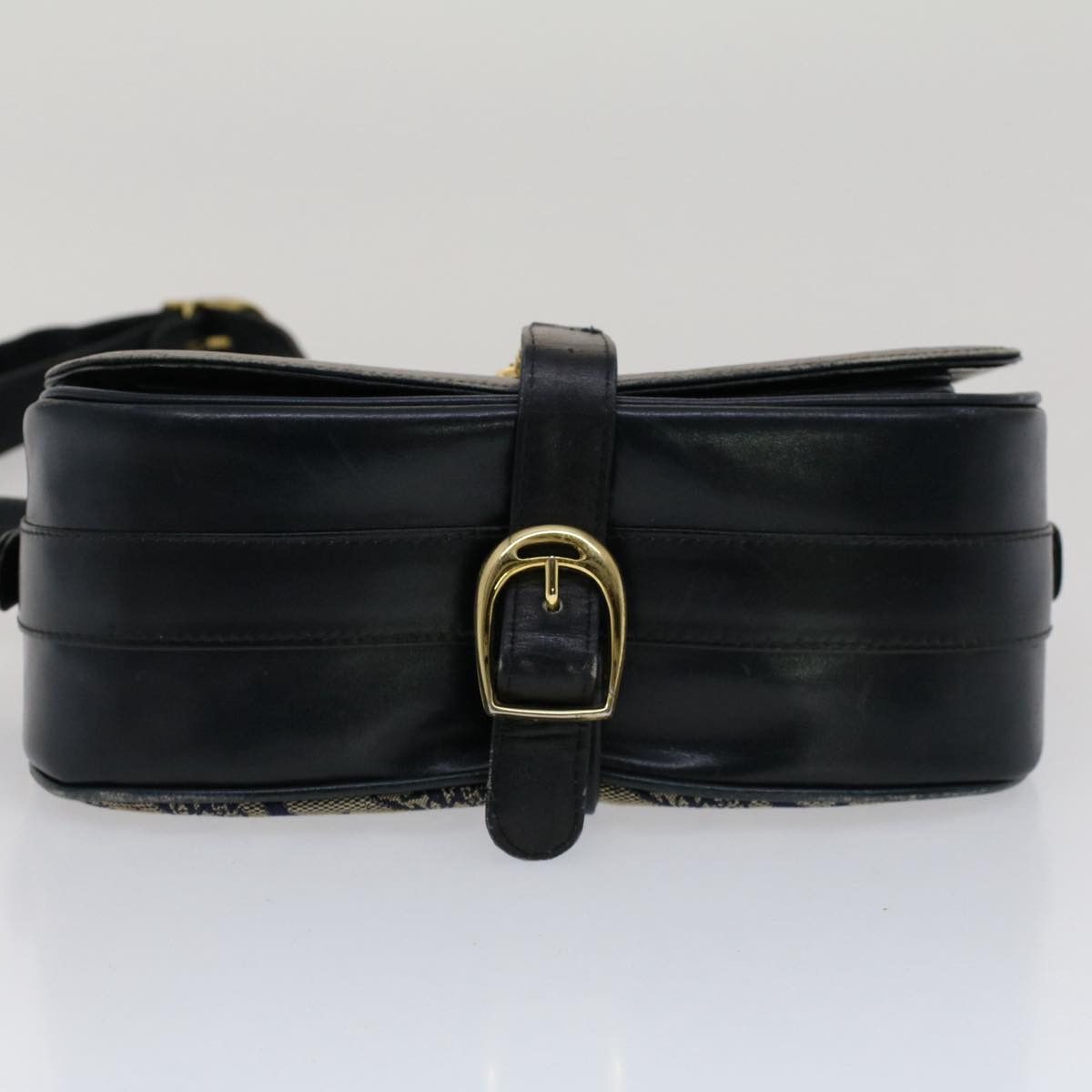 Celine CELINE C Macadam Canvas Shoulder Bag Navy Size ONE SIZE - 9 Thumbnail