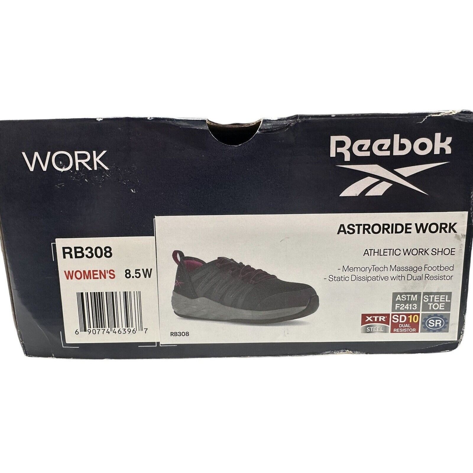 Reebok Reebok Astroride Steel Toe Work Shoe, Women's 8.5 W RB308 Size US 8.5 / EU 41-42 - 10 Thumbnail