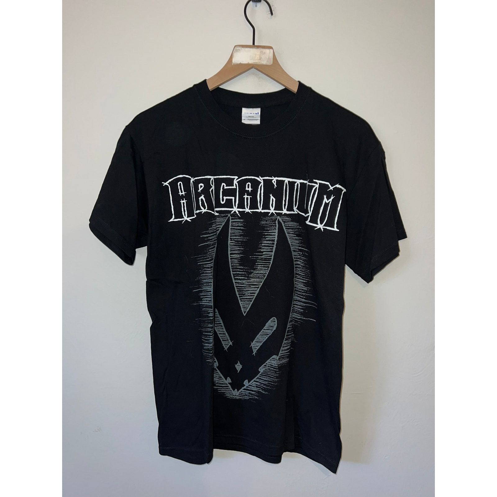 Gildan 2009 US Tour Arcanium Metal Concert Black Shirt Tee 2000s M Size US M / EU 48-50 / 2 - 2 Thumbnail