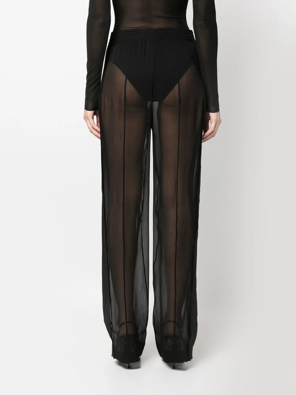 Saint Laurent Paris o1y0126 Sweatpant in Black Size 28" / US 6 / IT 42 - 3 Thumbnail