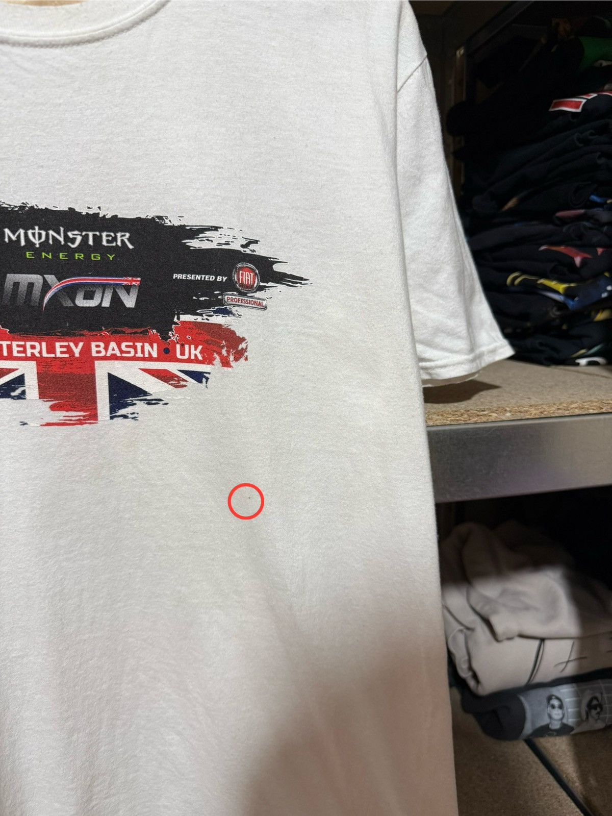 Fox Racing × Vintage Monster Energy FIM Motocross Of Nations 2017 Racing T-shirt Size US M / EU 48-50 / 2 - 6 Thumbnail