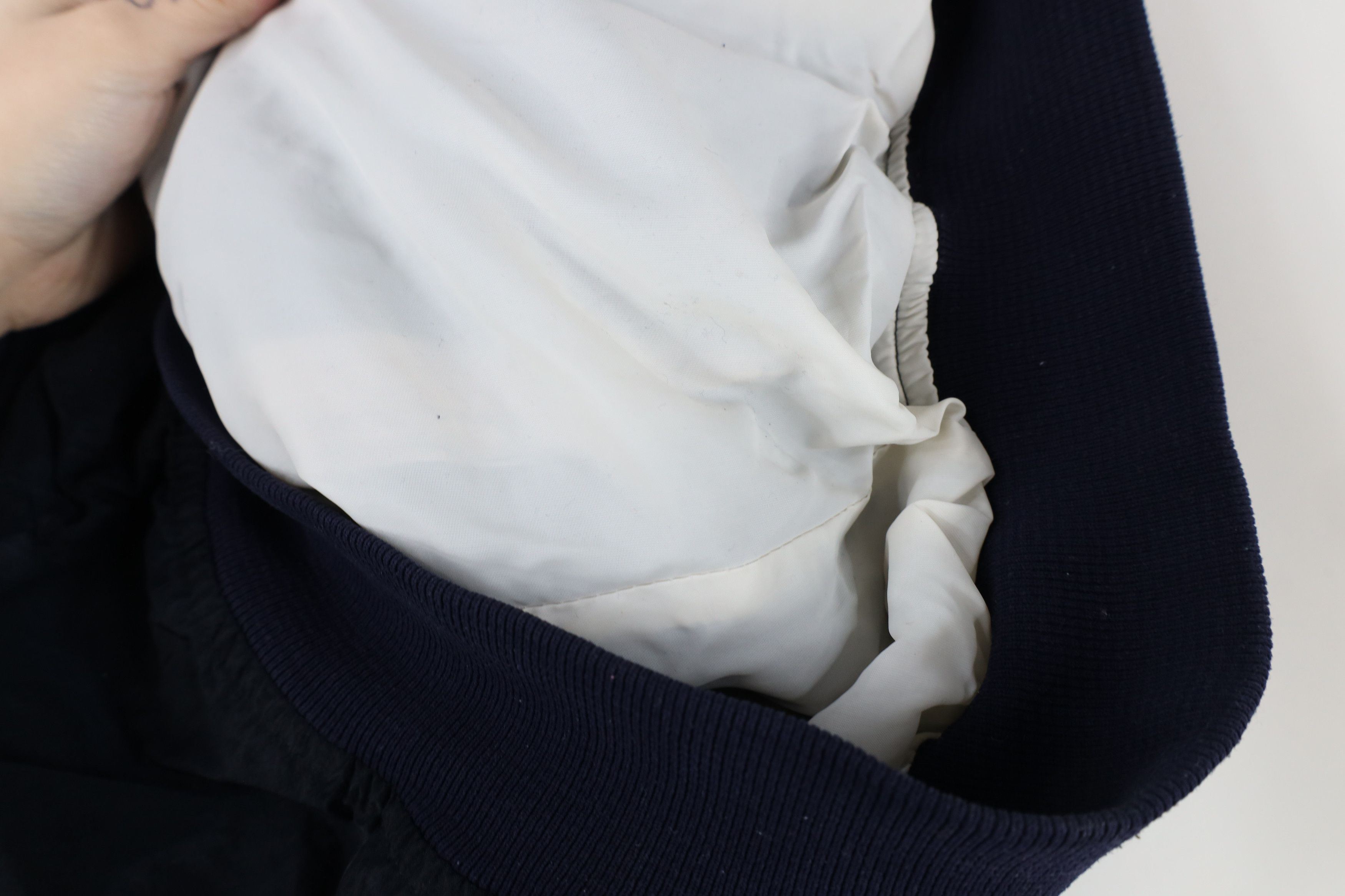 Starter × Vintage Vintage 90s Starter Blank Pullover Windbreaker Jacket Blue Size US M / EU 48-50 / 2 - 10 Thumbnail