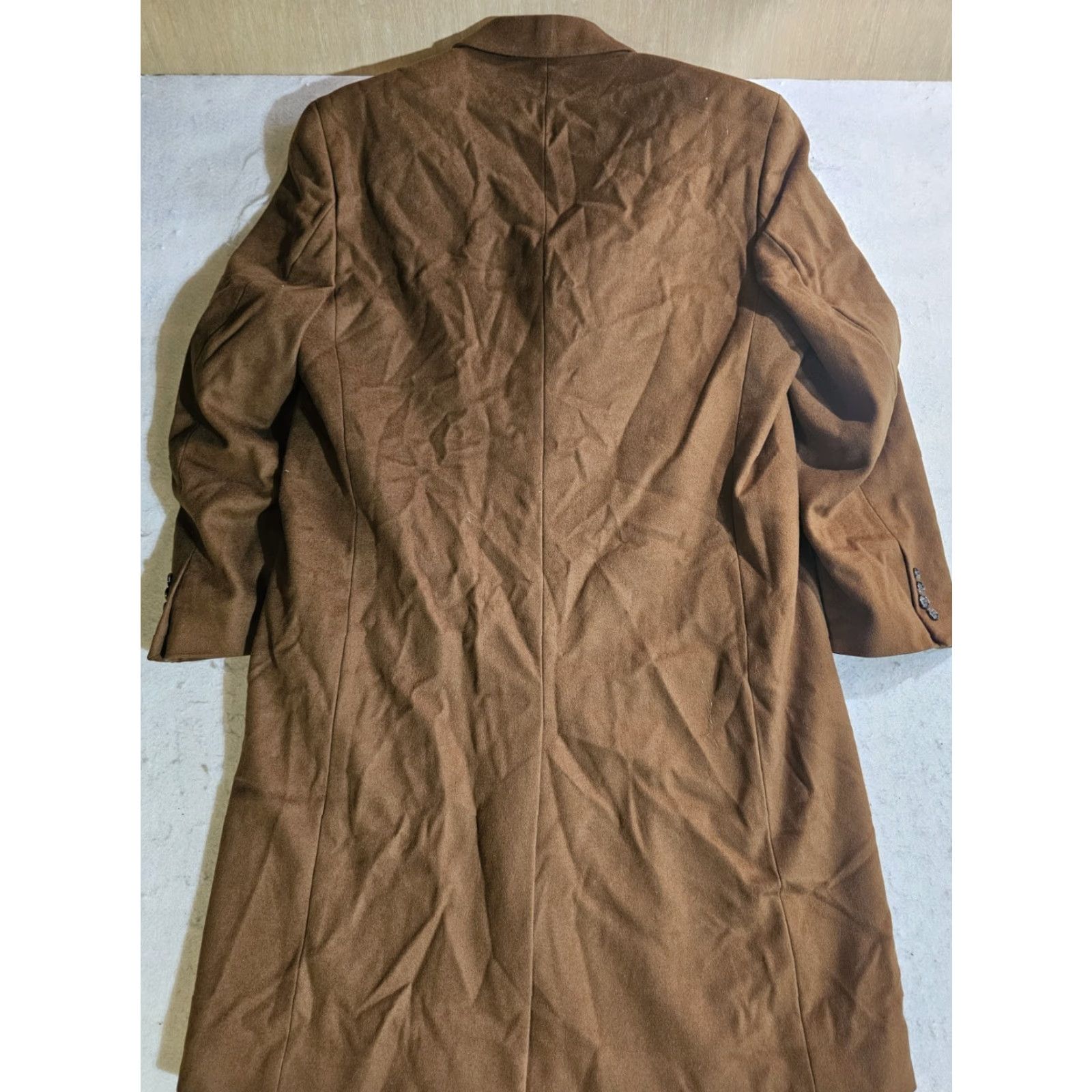 Jos. A. Bank Jos A Bank Signature 100% Wool Overcoat 3 Button Notch Lapel Mens 44R Brown Size US S / EU 44-46 / 1 - 7 Thumbnail