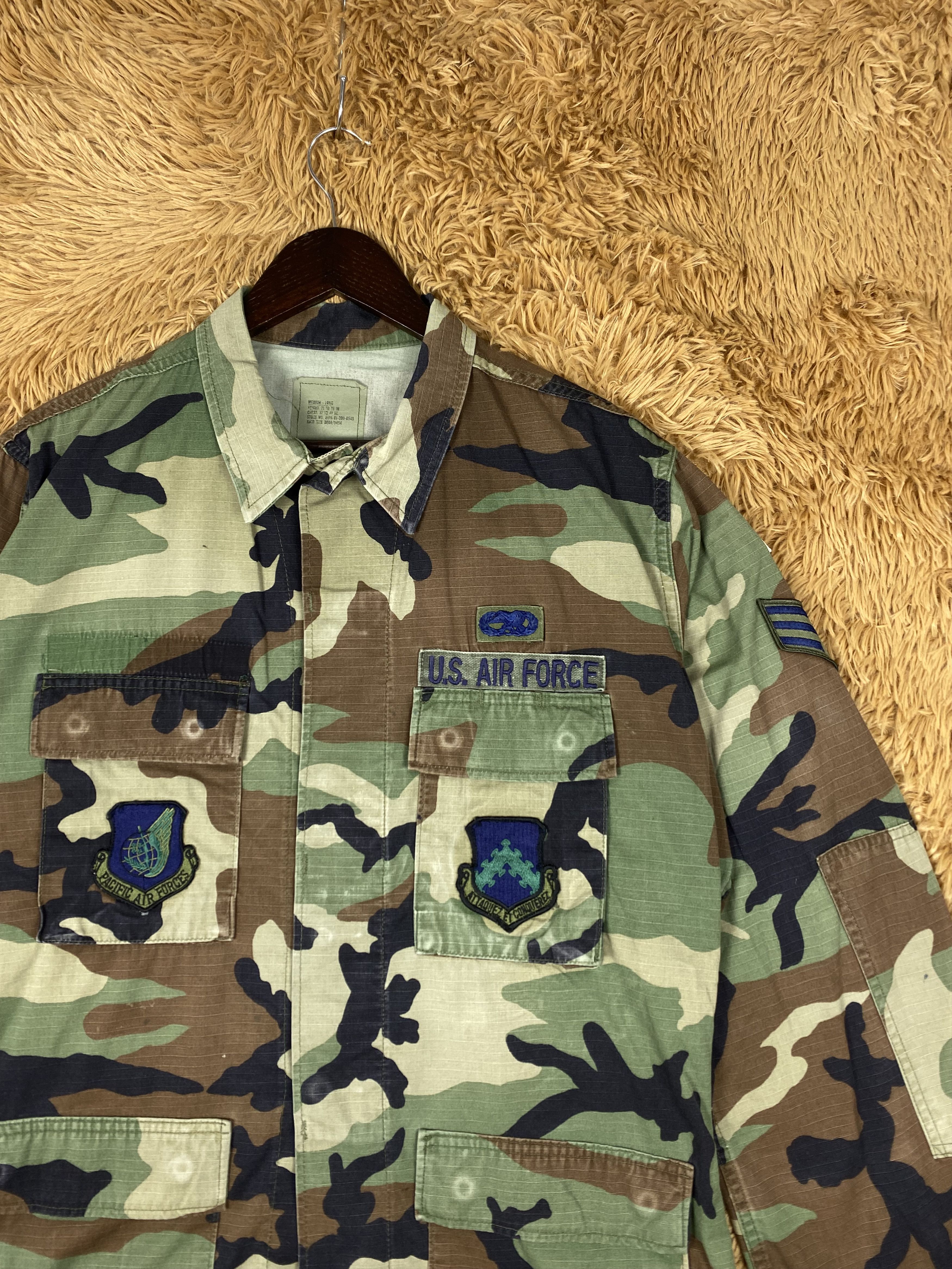 Vintage Vintage US Air Force Camouflage Jacket DJ0980 Size US M / EU 48-50 / 2 - 3 Thumbnail
