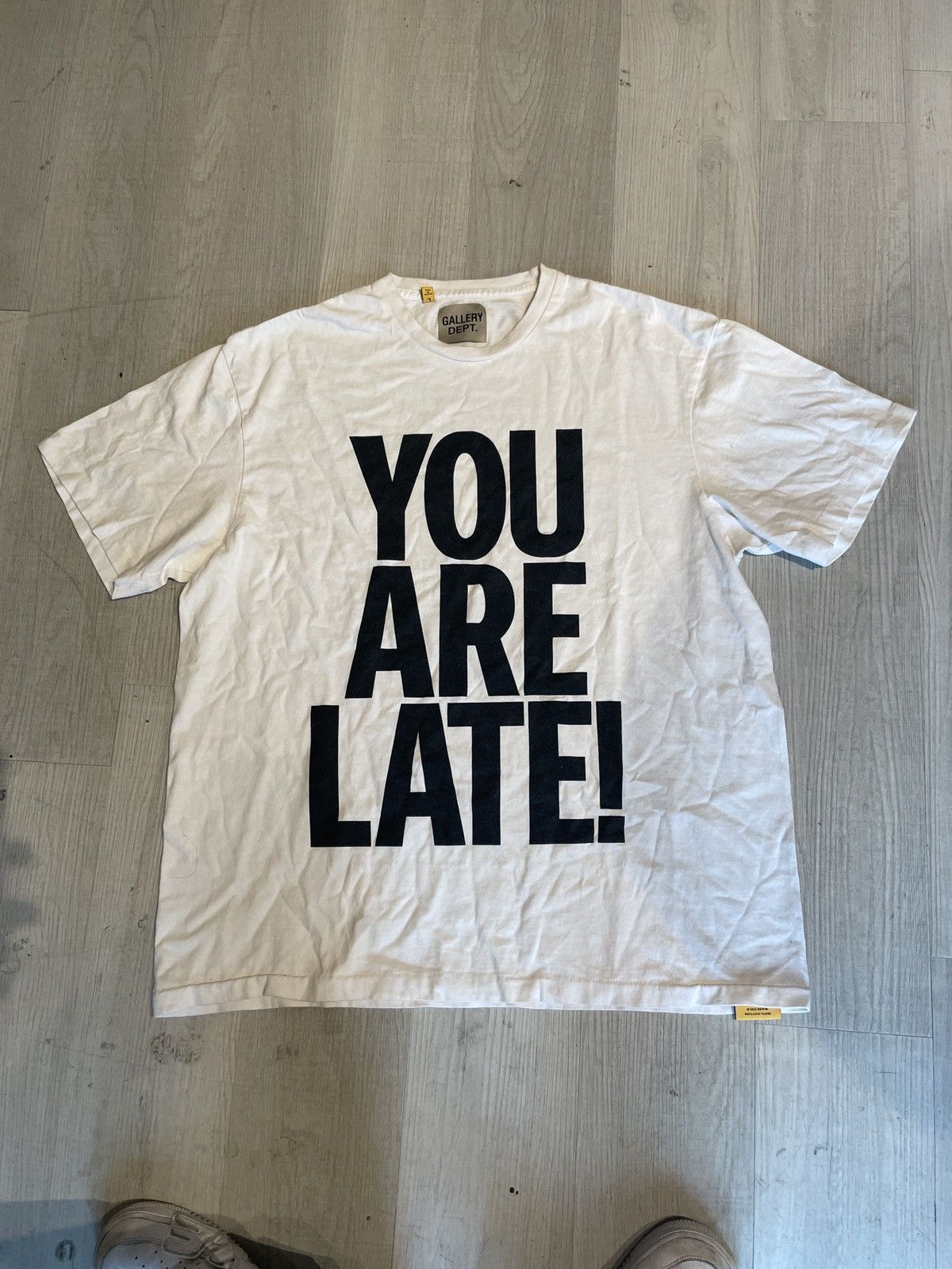 Gallery Dept. Gallery Dept. You Are Late T-Shirt White M Size US M / EU 48-50 / 2 - 1 Thumbnail