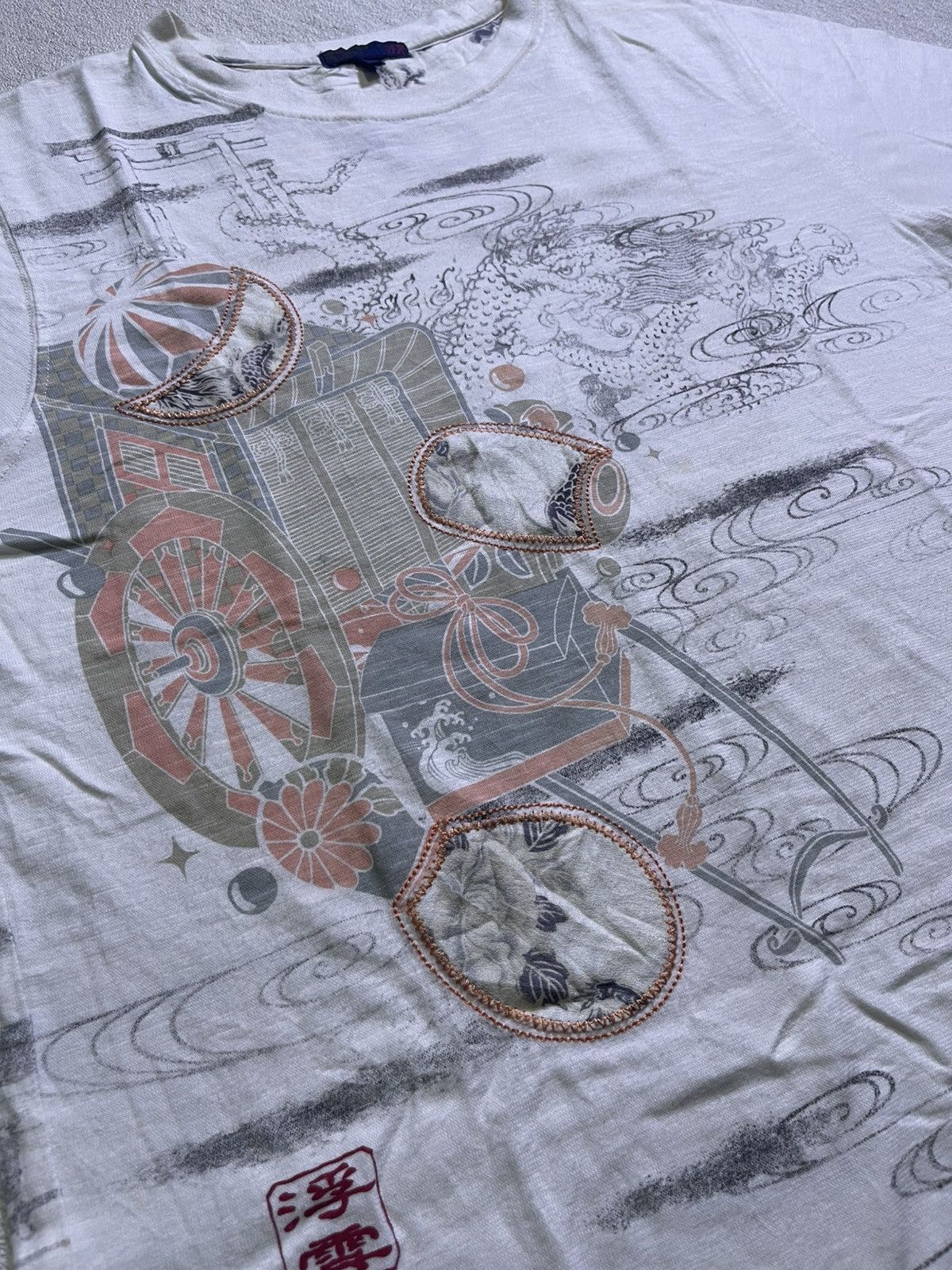 Japanese Brand Y2K SUKAJAN SHORT SLEEVE JAPANESE STYLE Size US M / EU 48-50 / 2 - 3 Thumbnail