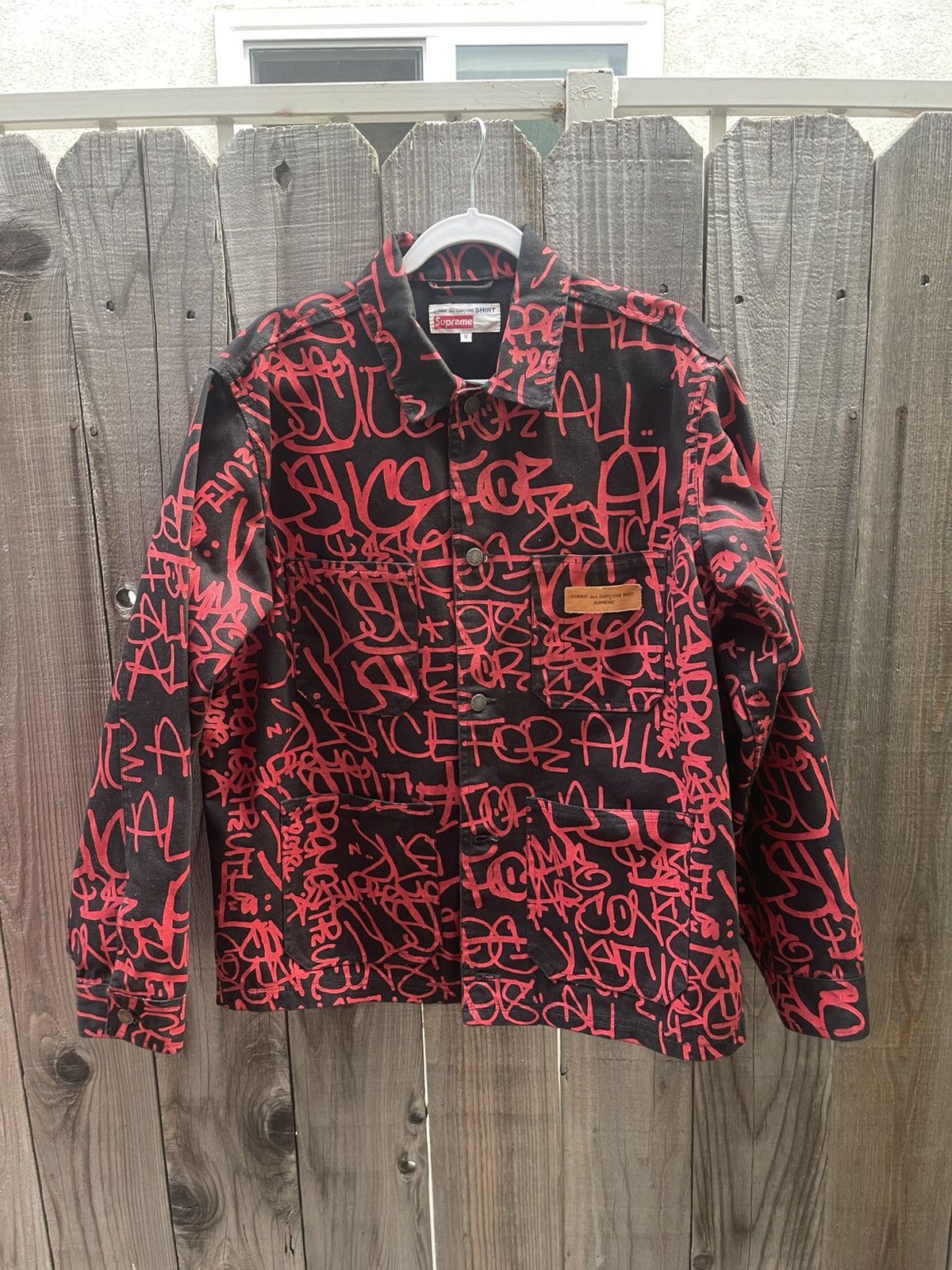 ジャケット・アウター Supreme Comme des Garcons Overcoat SUPREME COMME DES GARCONS Shirt Wool Overcoat (M) Split Box