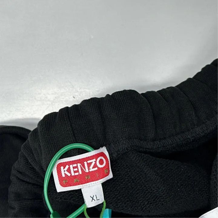 Kenzo Kenzo Black Logo Knit Jogging Pants -2507 Size US 44 / EU 60 - 2 Thumbnail