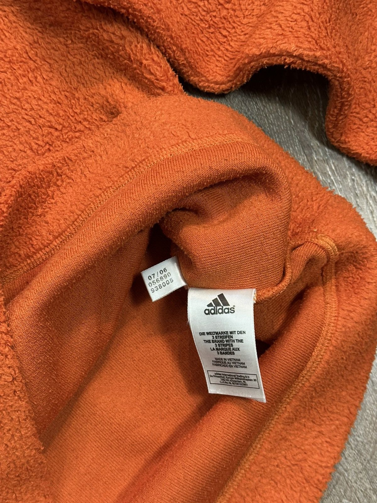 Adidas Adidas Vintage Fleece Plush Avant-Gard Hoodie Size XS / US 0-2 / IT 36-38 - 5 Thumbnail