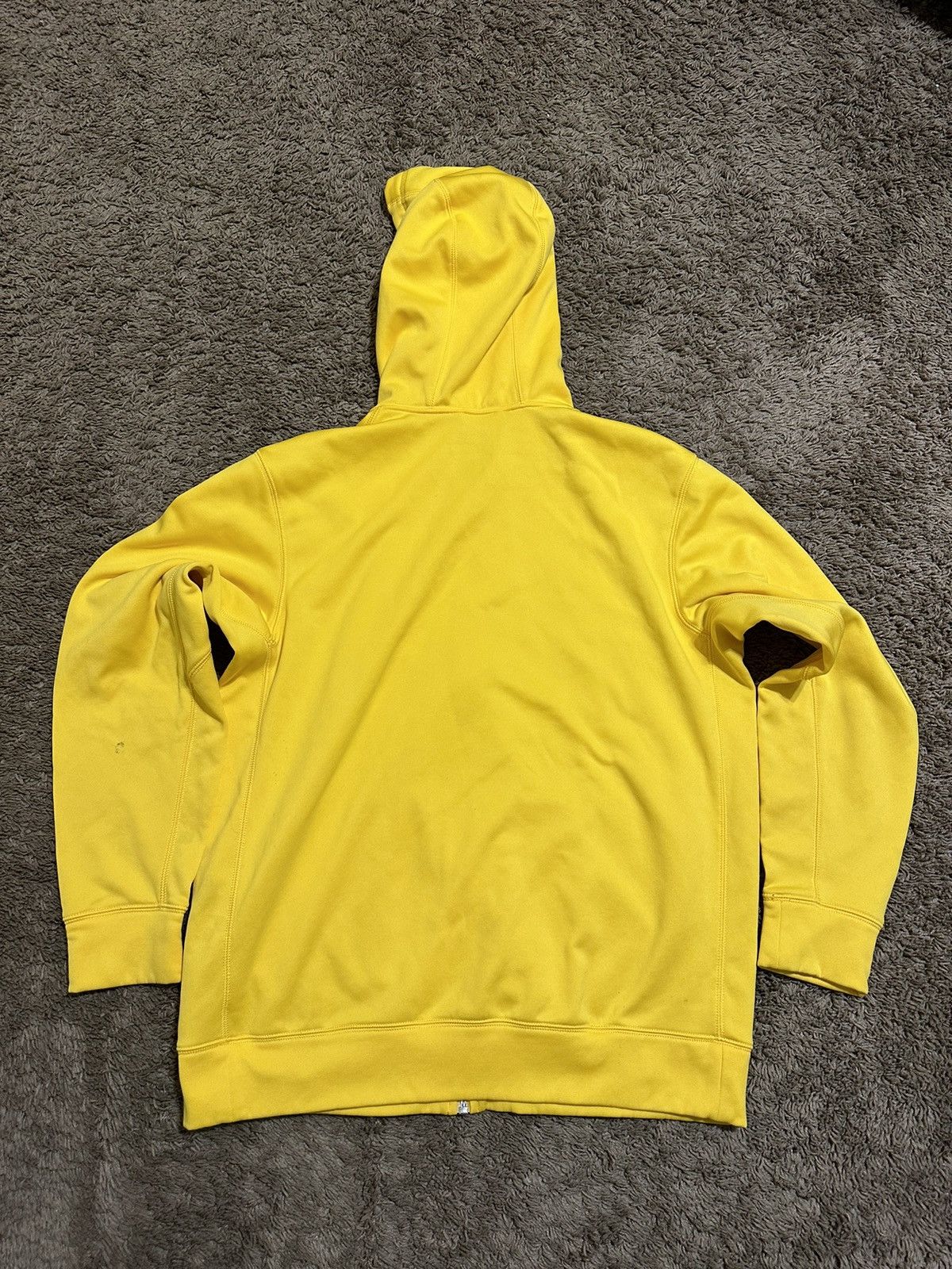 Nike × Vintage Vintage Nike dri fit “triple yellow” hoodie 00s size medium Size US M / EU 48-50 / 2 - 8 Thumbnail