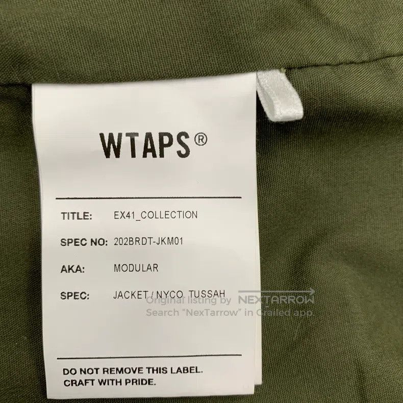 Wtaps Wtaps Green multi-pocket eight-pocket jacket Size US S / EU 44-46 / 1 - 7 Thumbnail