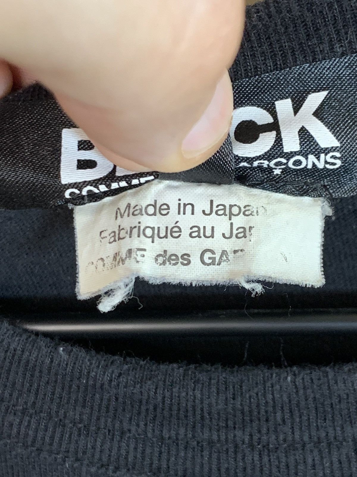 Comme des Garcons × Comme des Garcons Black × Junya Watanabe *RARE* Junya Watanabe x Comme Des Garçons Black LS Shirt Size US L / EU 52-54 / 3 - 9 Thumbnail