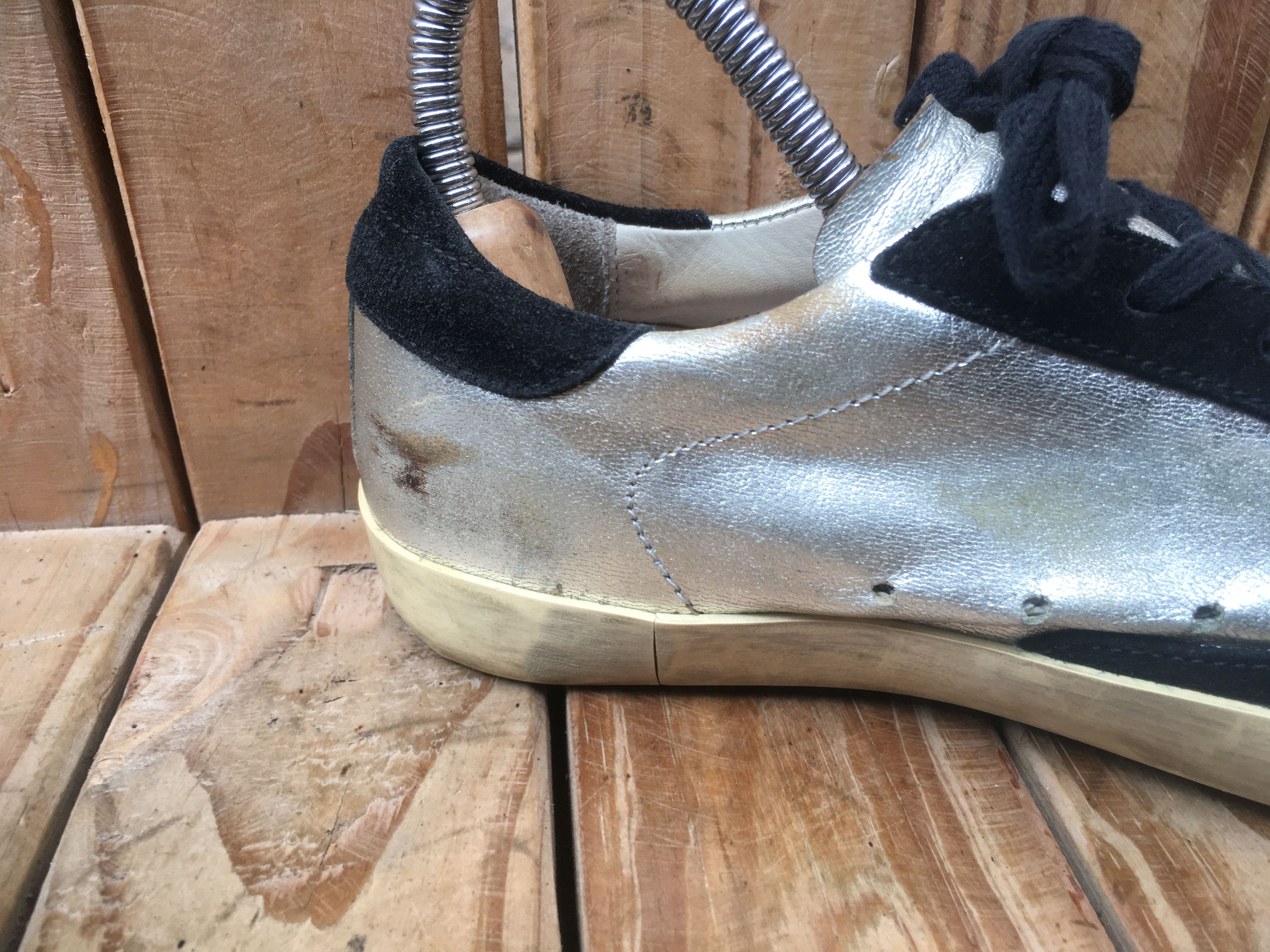 Golden Goose Golden Goose silver patent sneakers size UK 35 Size US 5 / IT 35 - 8 Thumbnail