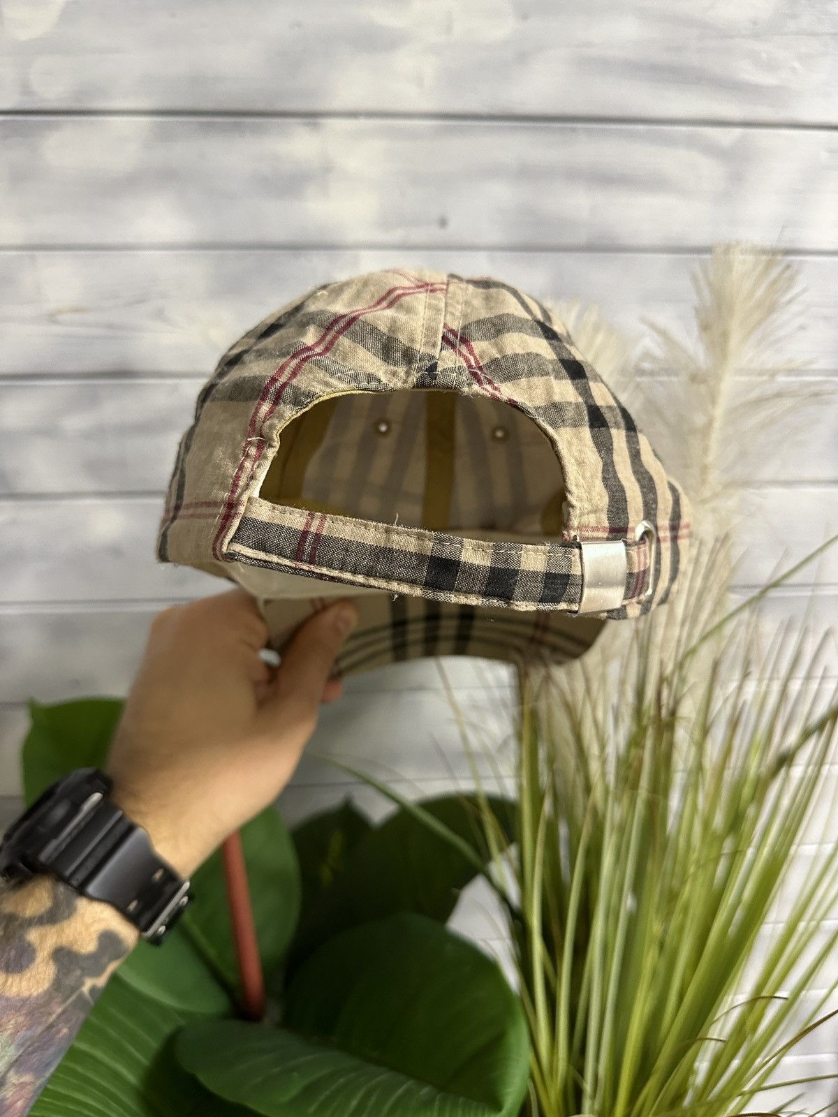 Japanese Brand Cap Avant-Garde Style Nova Check Size ONE SIZE - 6 Thumbnail