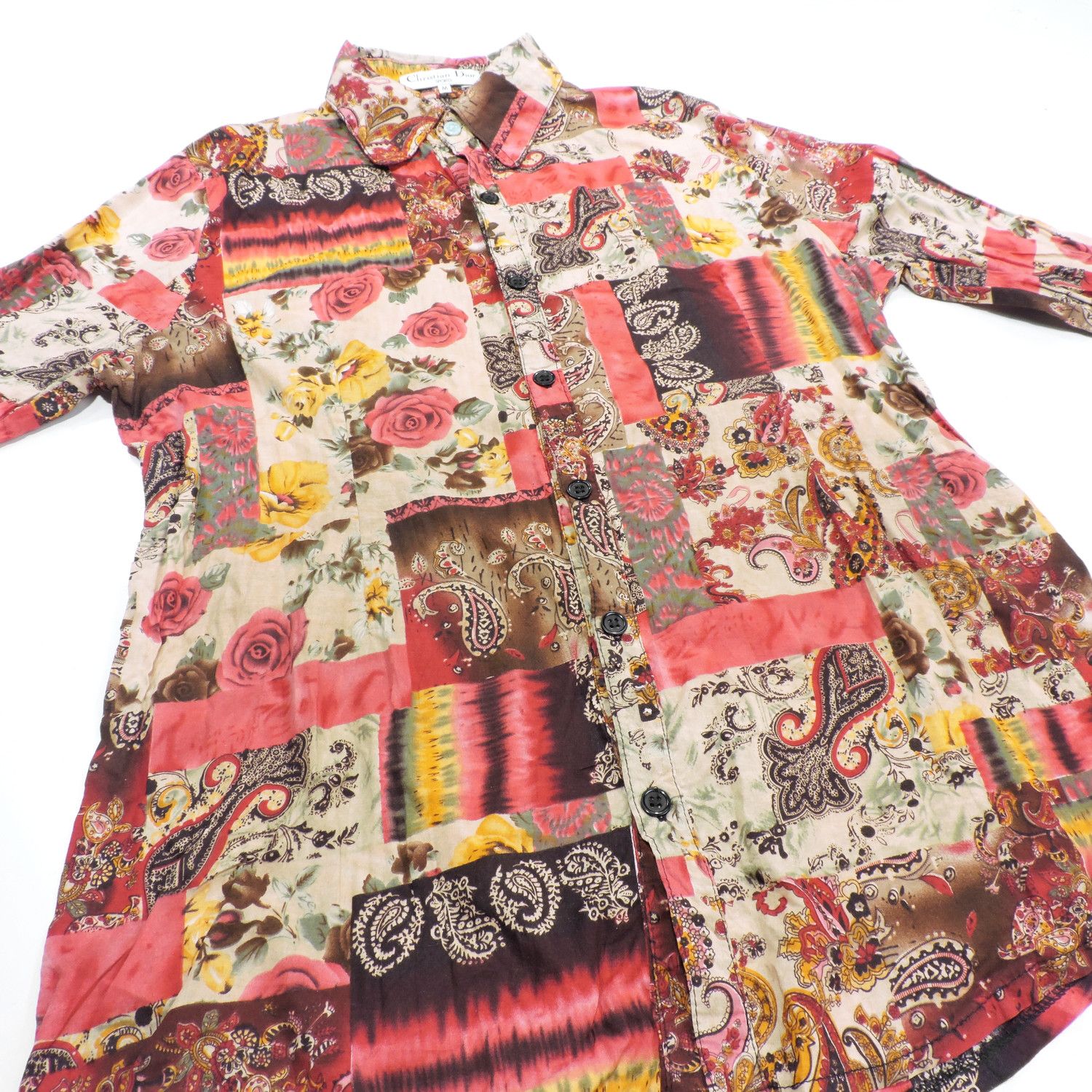 Dior CHRISTIAN DIOR SPORT ALLOVER FLORAL PAISLEY PRINTED SHIRT Size US M / EU 48-50 / 2 - 6 Thumbnail
