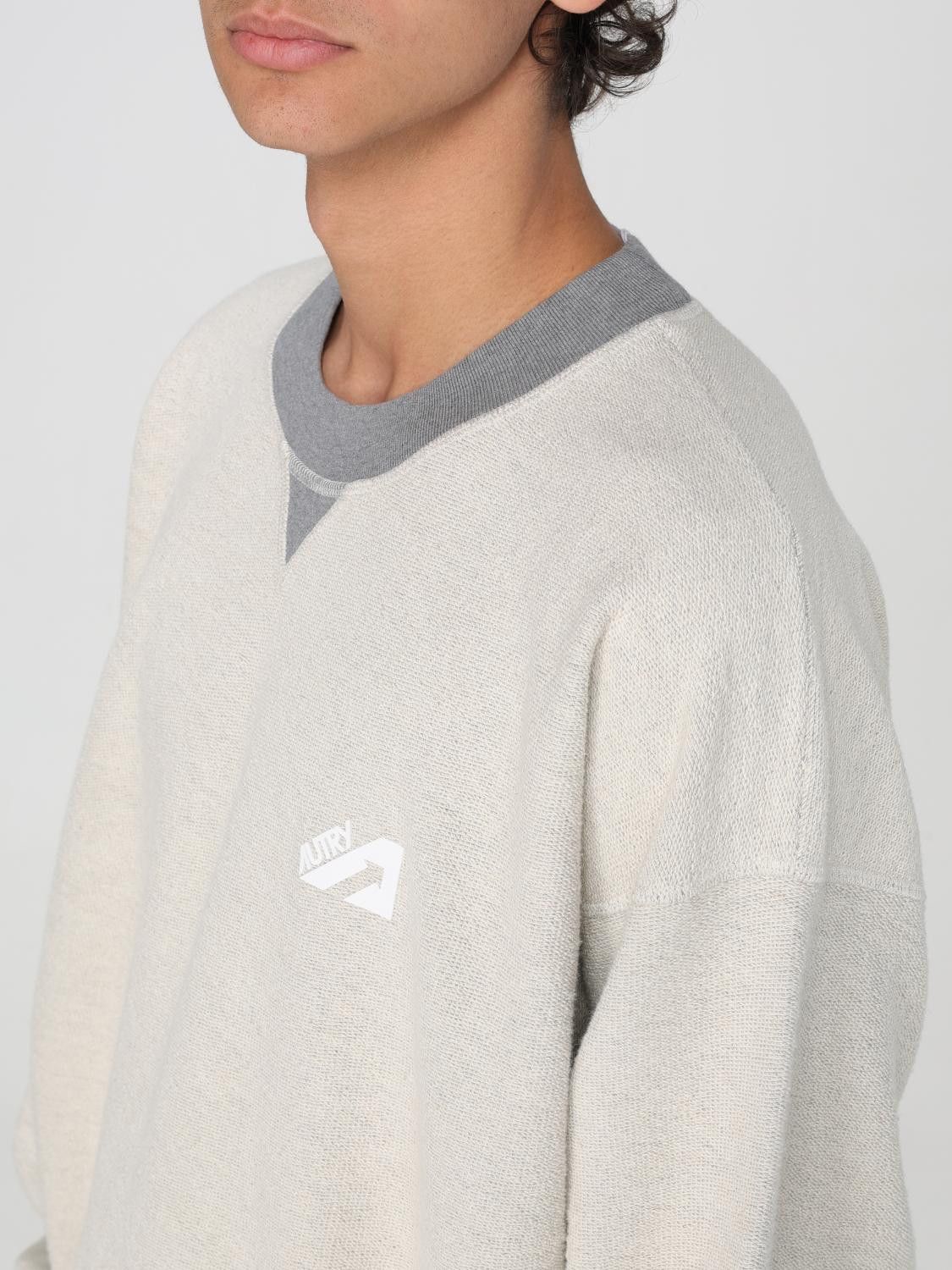 AUTRY o1y0526 Logo Sweatshirt in Off-White/Gray Size US M / EU 48-50 / 2 - 4 Thumbnail