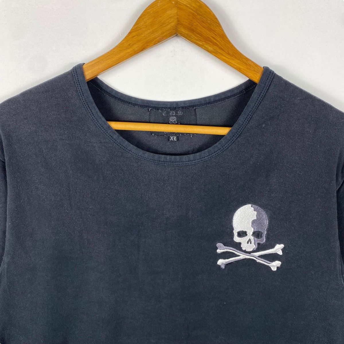 Band Tees × Vintage DAREDEVIL RUDE BONES Liberty And Evolution Swarovski Skull Size US XL / EU 56 / 4 - 5 Thumbnail