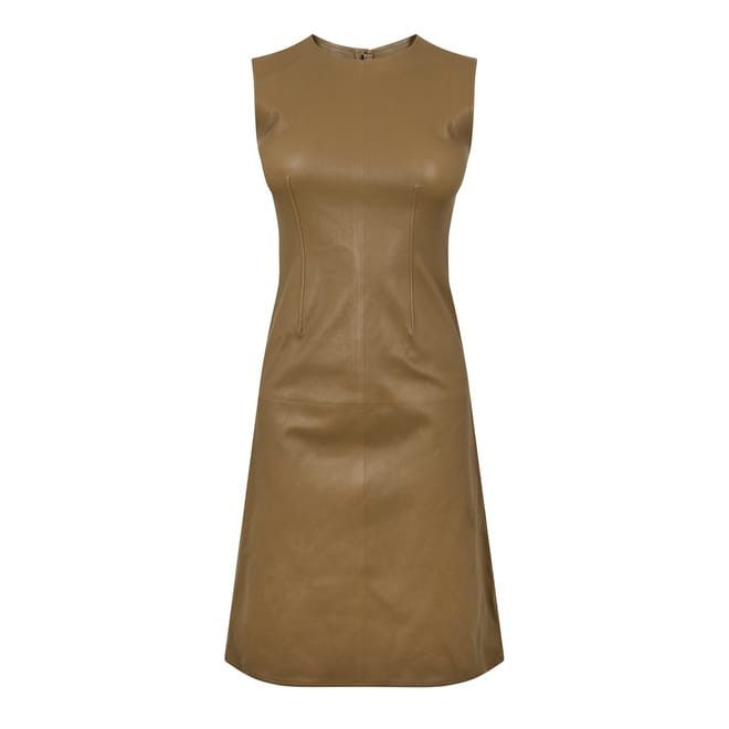 Bottega Veneta Bottega Veneta Crew Neck Midi A-Line Dress Size S / US 4 / IT 40 - 1 Thumbnail